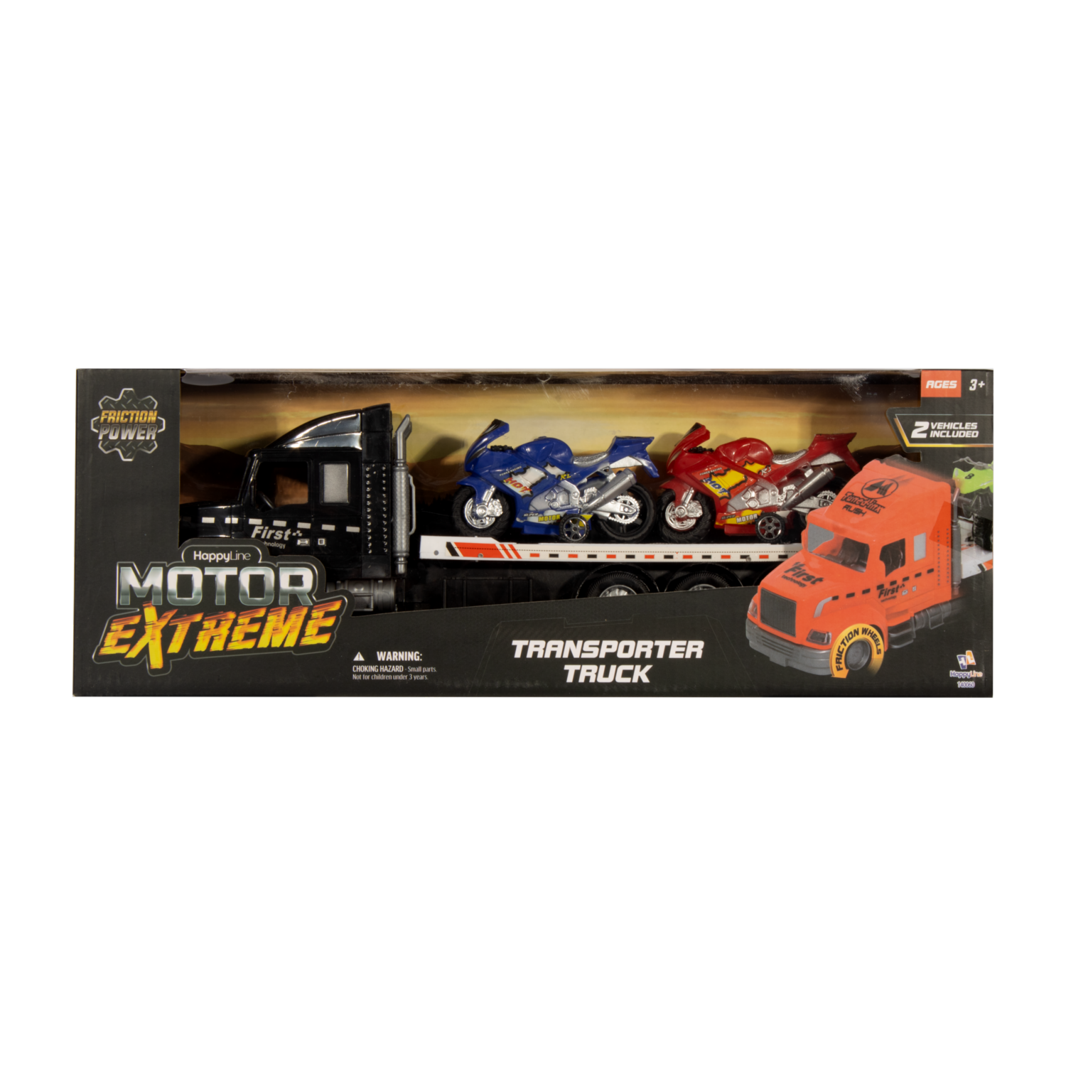 Transportador Truck MOTOR EXTREME Incluye 2 Motos
