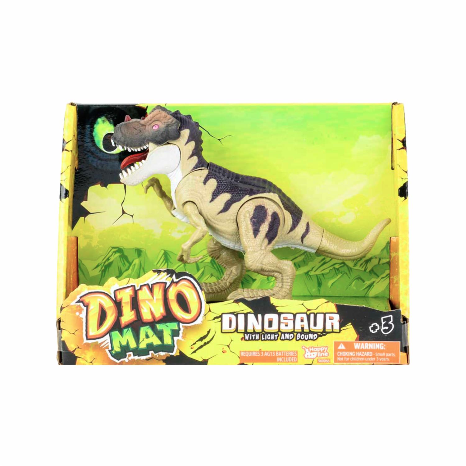 Dinosaurio Con Luz Y Sonido DINO MAT Modelos Surtidos