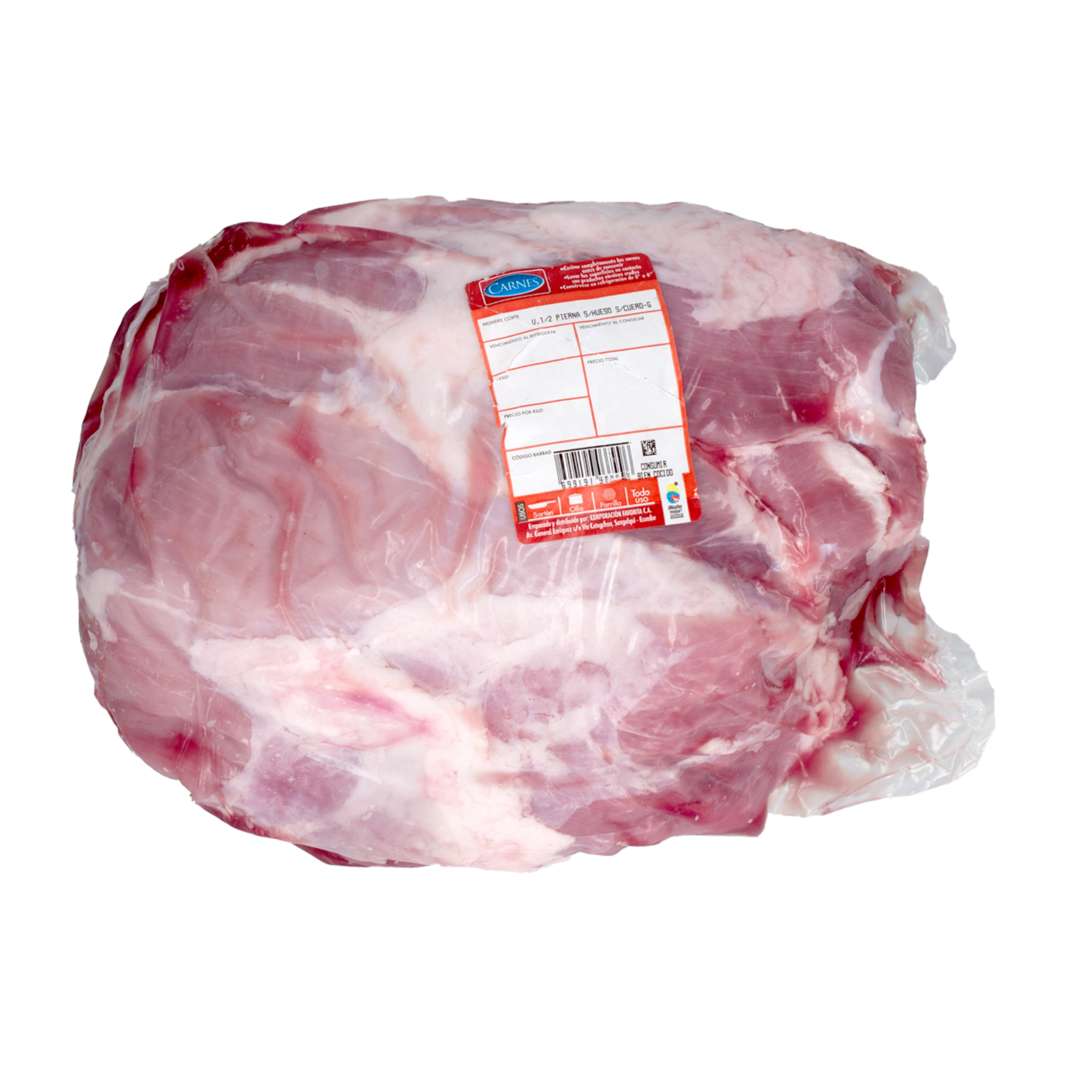 Pierna Sin Hueso Sin Cuero-Grasa De Cerdo SUPERCARNES Al Peso