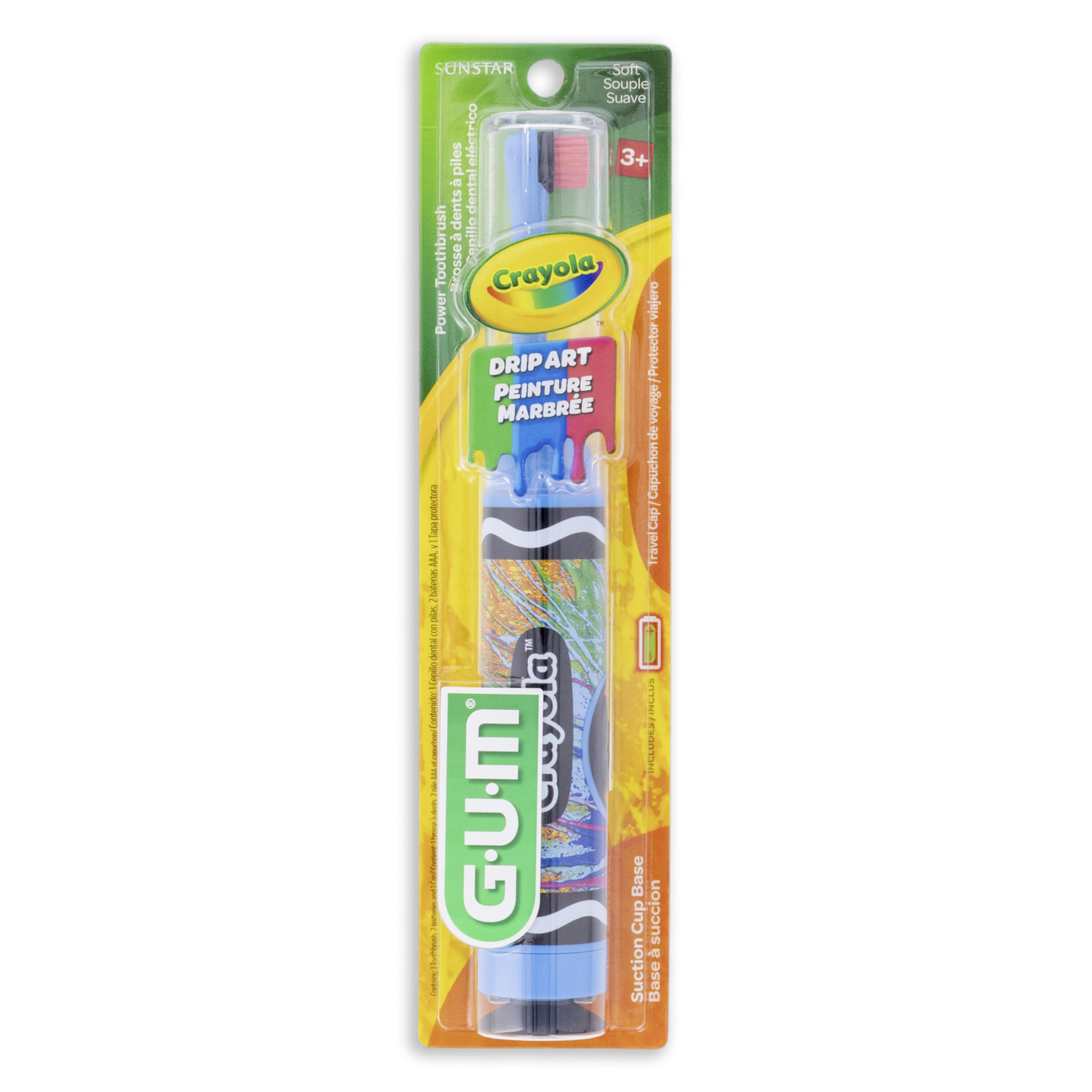 Cepillo Dental Crayola Sticker Cerdas Suaves Unidad GUM