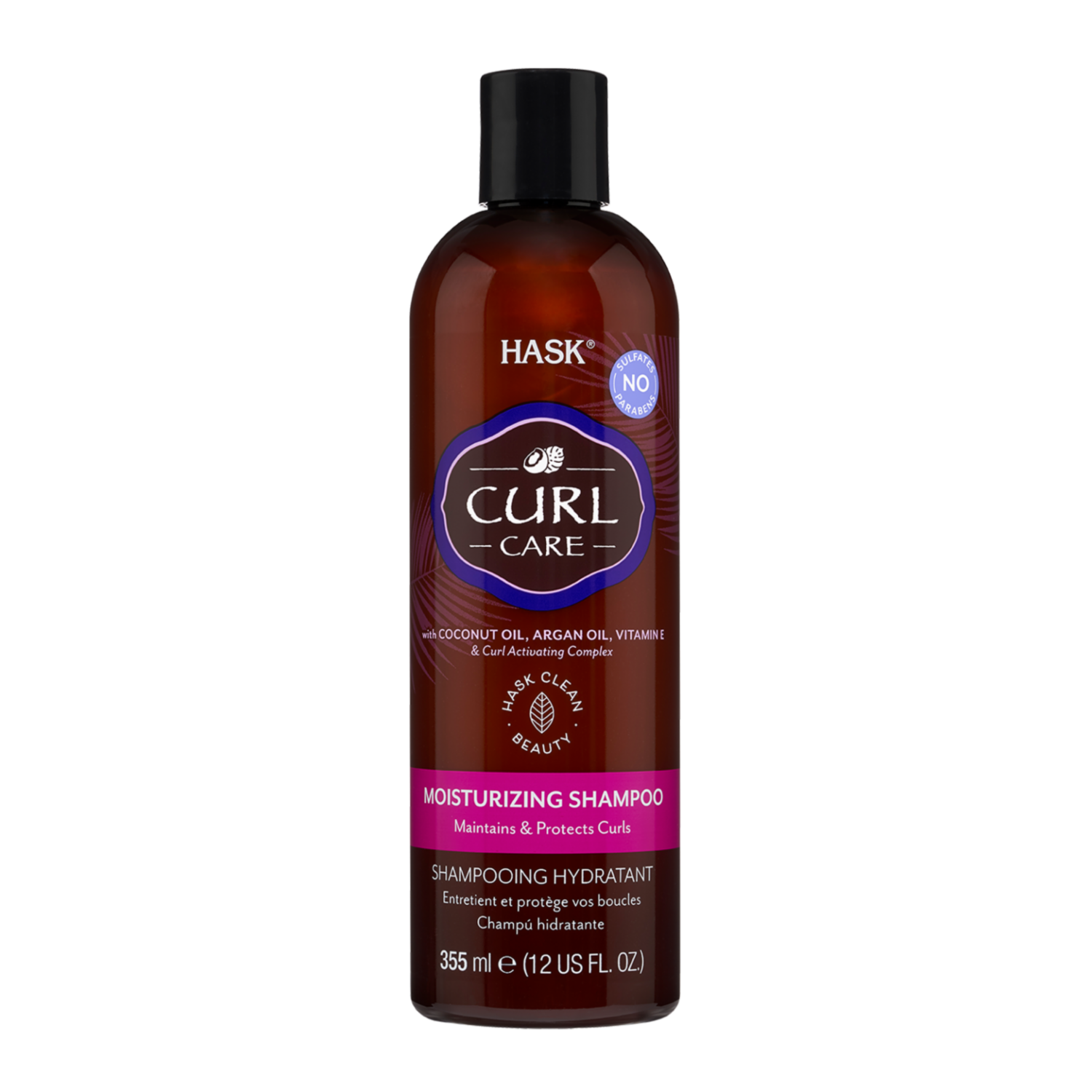 Shampoo De Cabello Curl Care Hidratante HASK 355 Ml