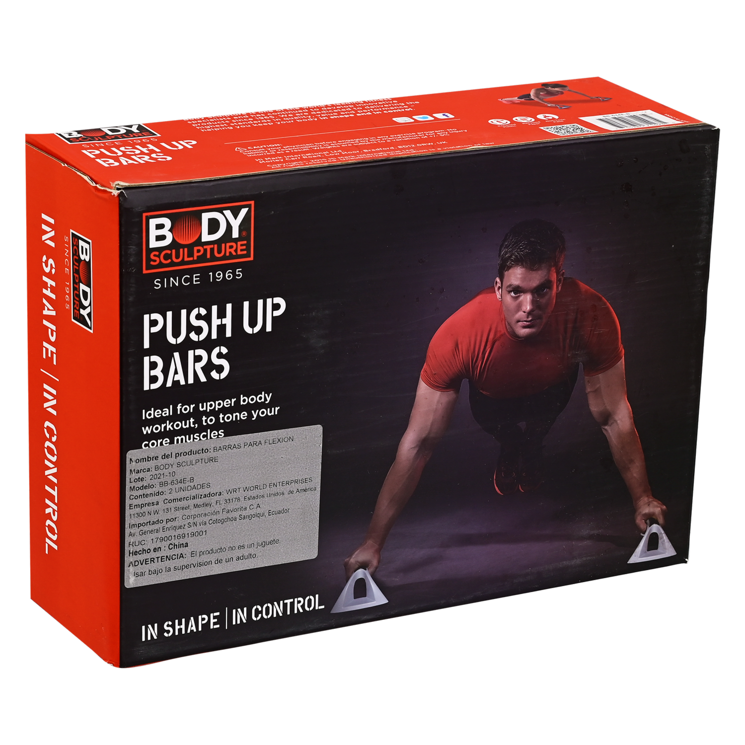 Barras Para Ejercicios De Flexiones BODY SCULPTURE 2 Piezas