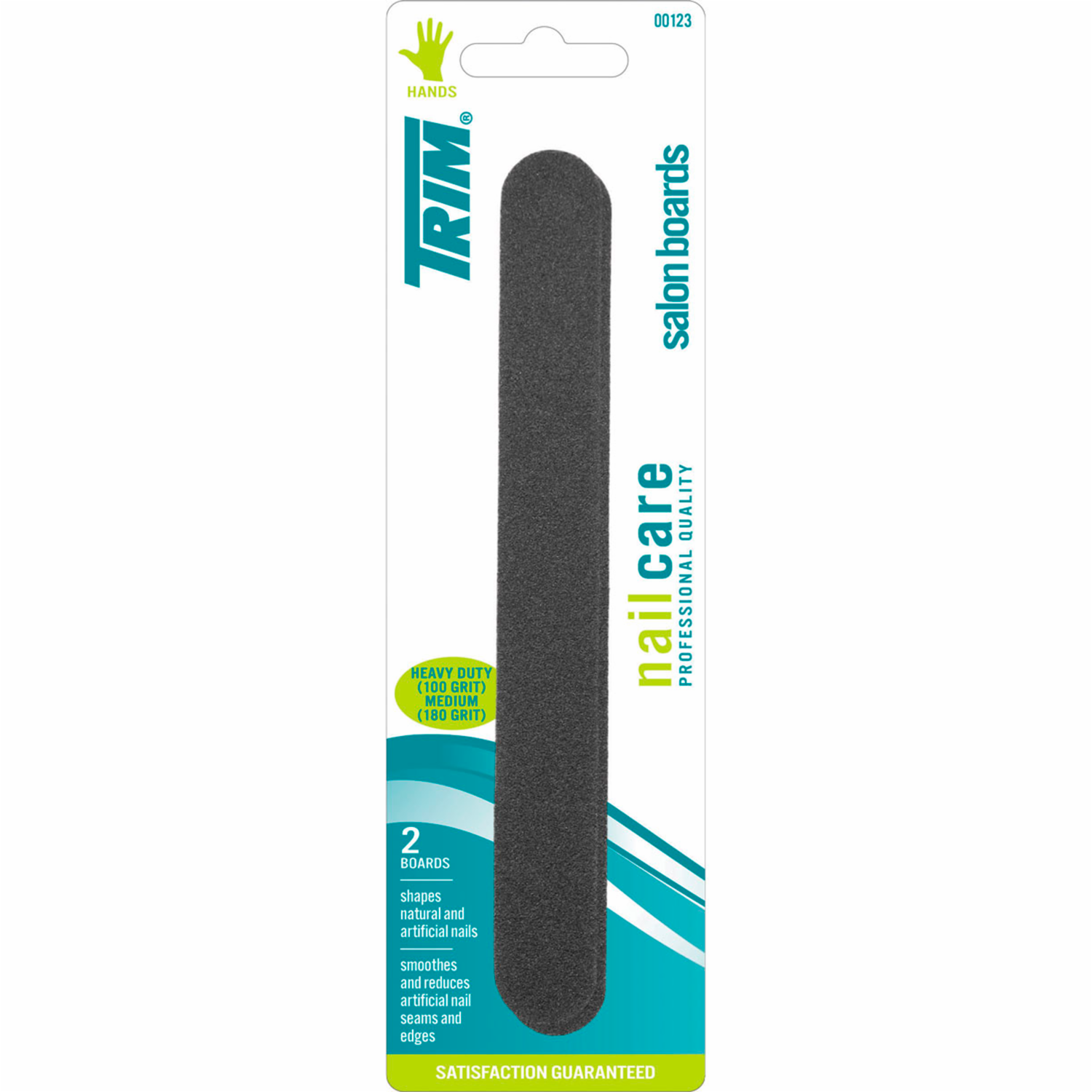 Lima De Uñas De Cartón Profesional Negra TRIM 2 Uds
