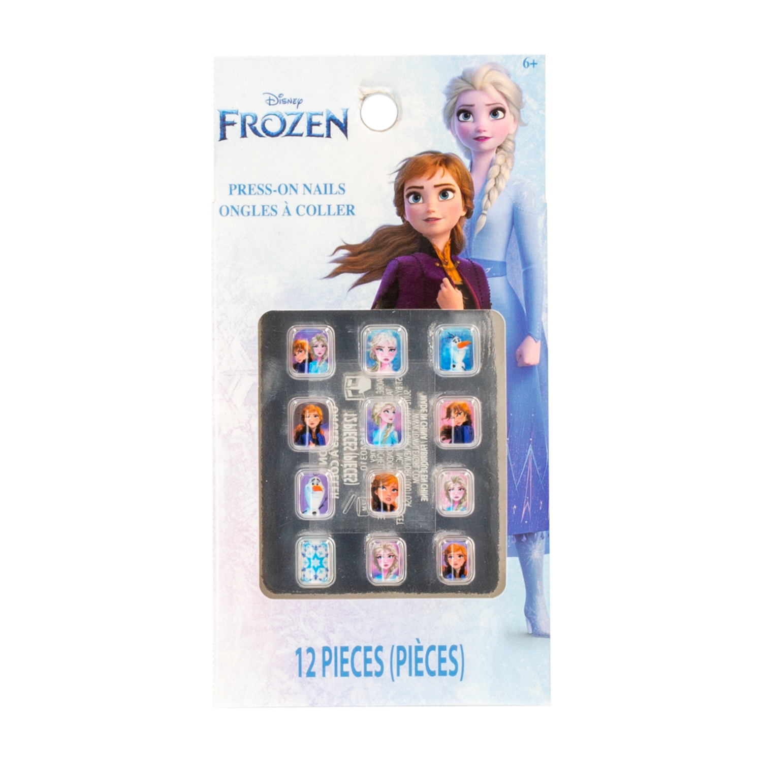 Uñas Postizas Para Niña Frozen FROZEN X 12 Uds