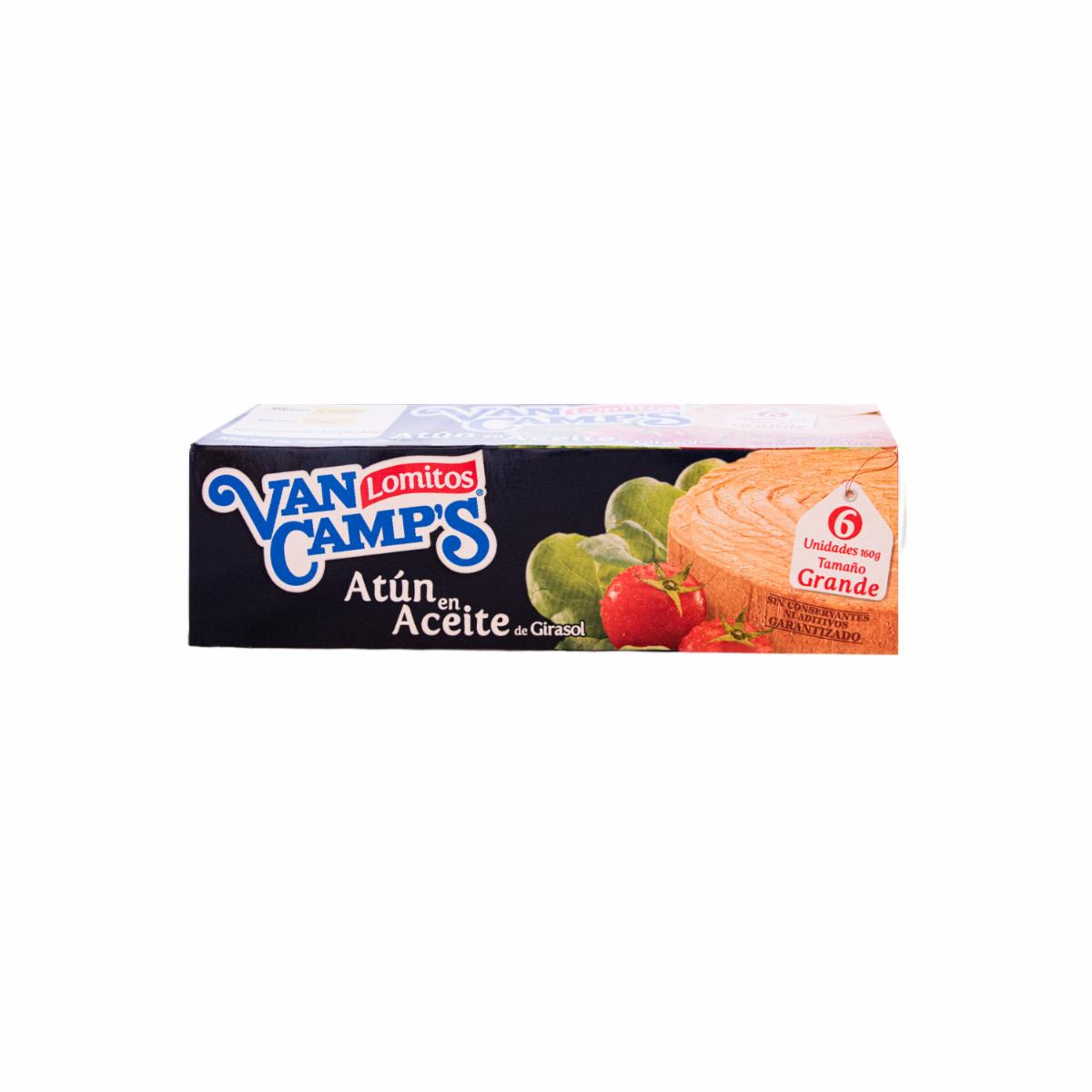 Atún Lomitos En Aceite Con Abre Fácil VAN CAMP´S 6 X 160 G