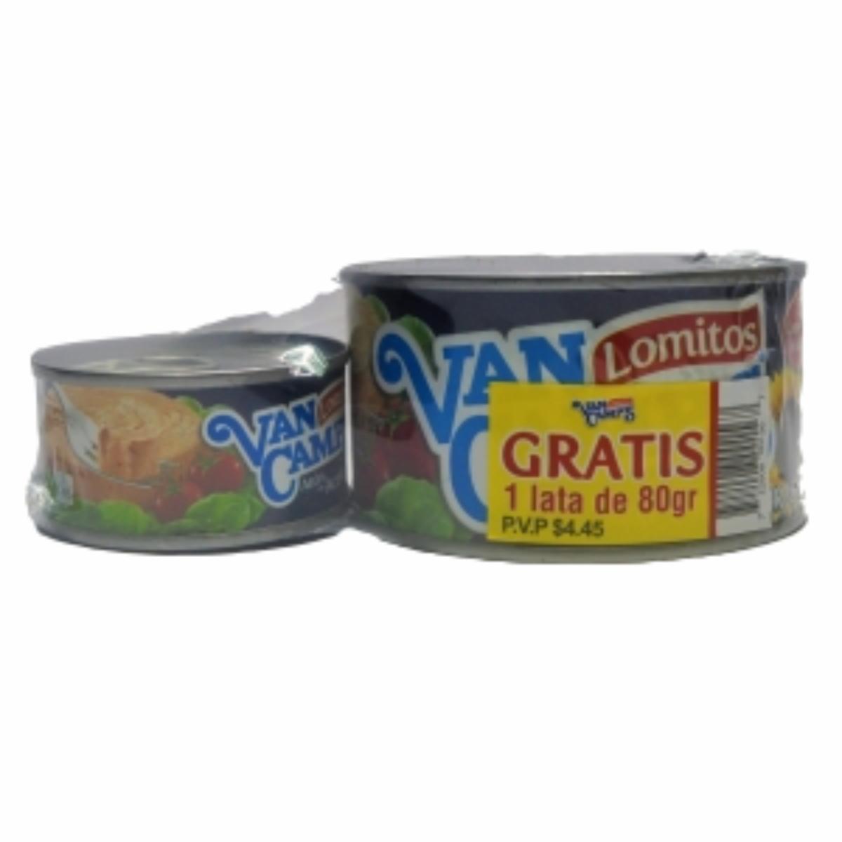 Atún En Aceite De Girasol + Gratis 80 G Sin Gluten VAN CAMP´S Pack 434 G