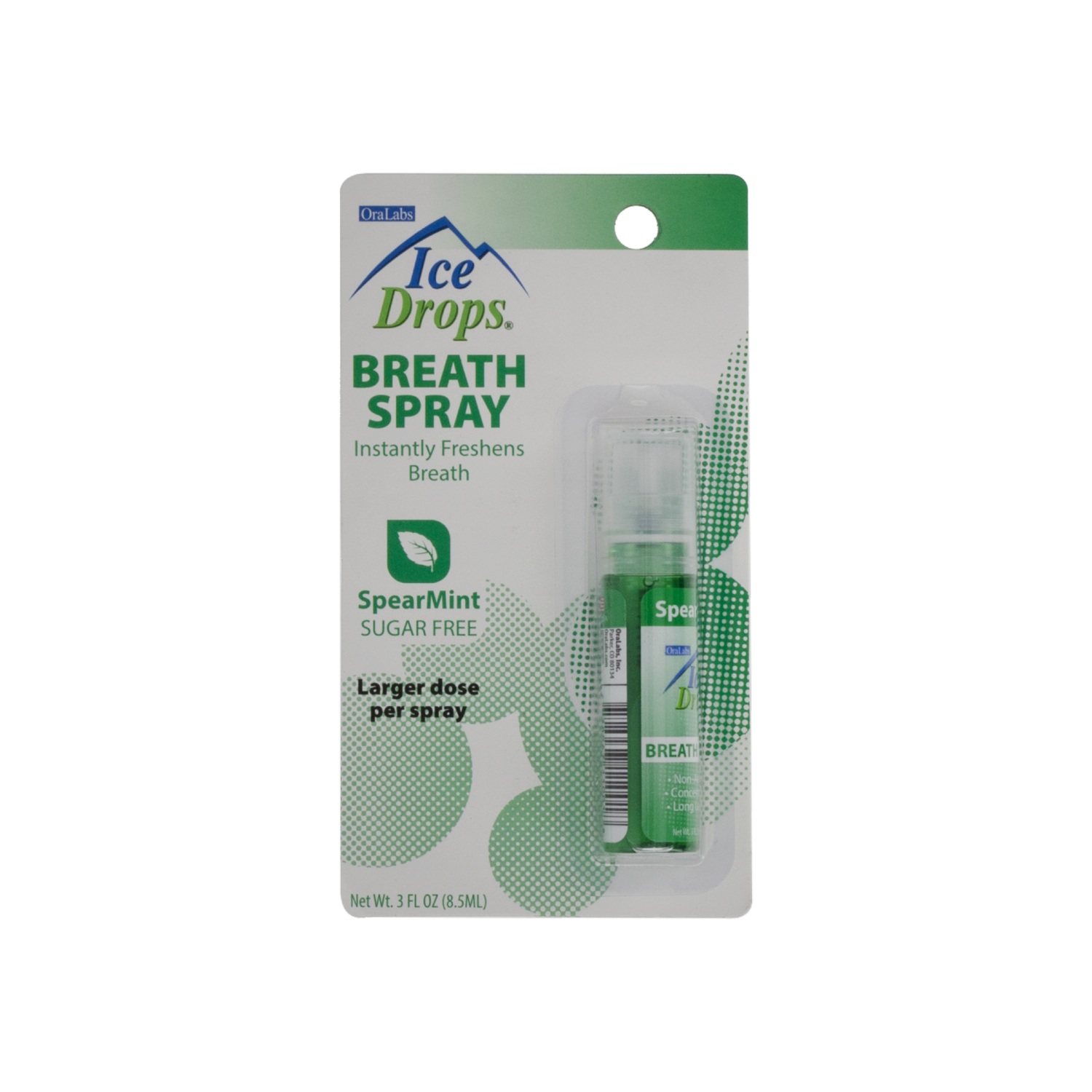 Spray Bucal Spearmint Refrescante ICE DROPS 8,50 Ml
