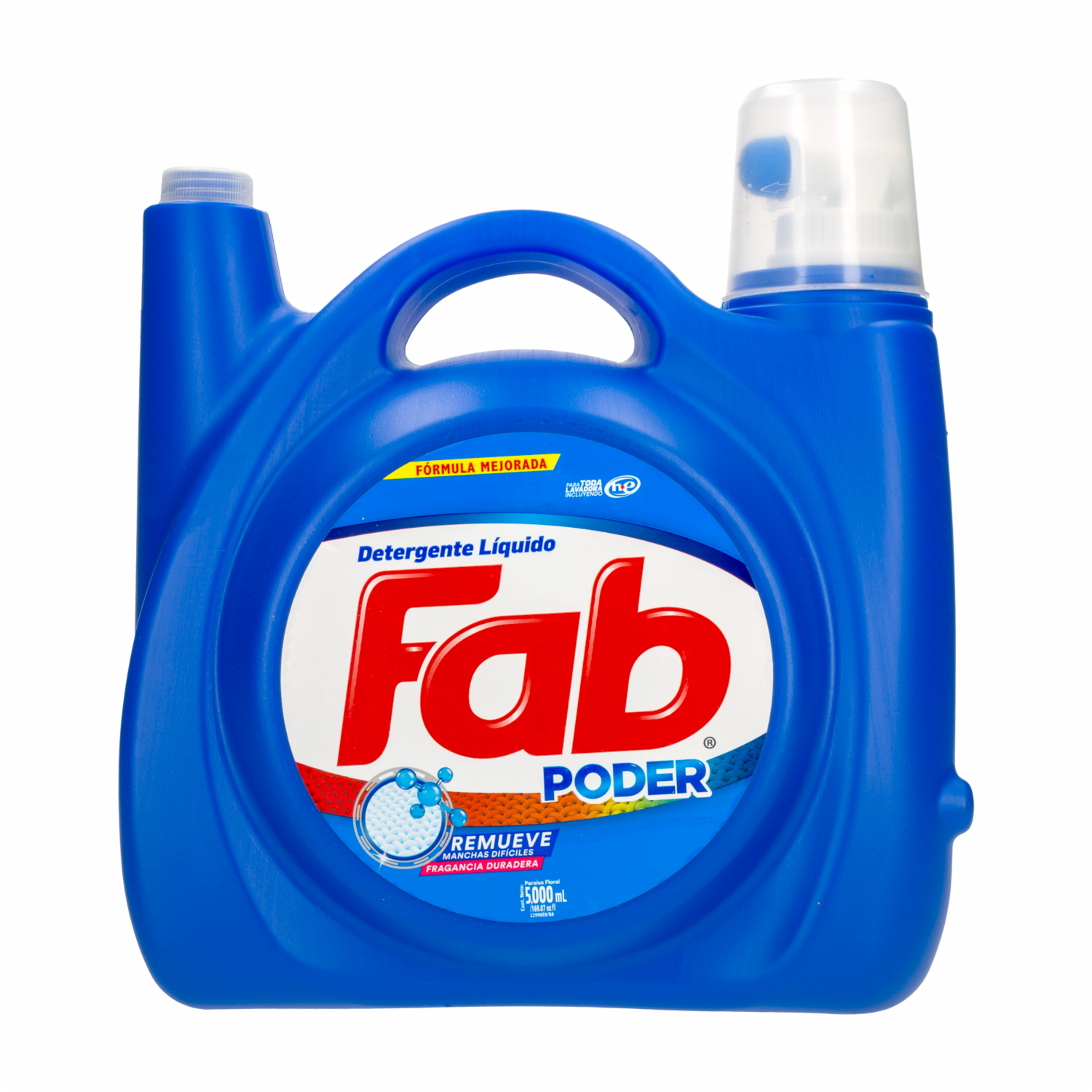 Detergente Liquido Poder FAB 5000 Ml