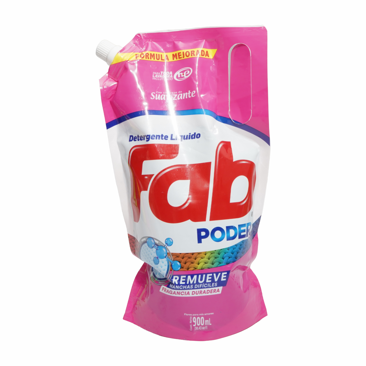 Detergente Líquido Flores Para Mis Amores Actiblu FAB Doypack