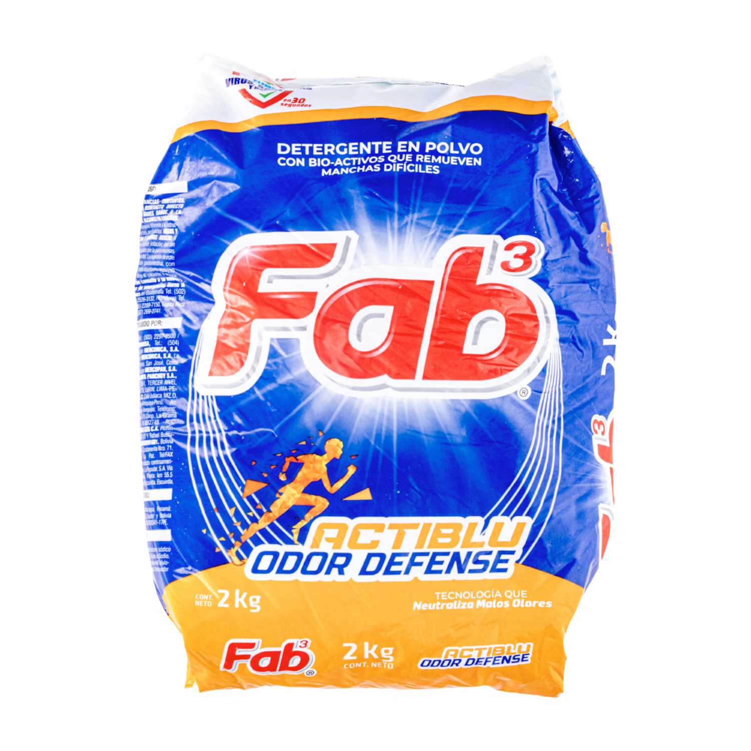 Detergente En Polvo Actiblu FAB 2000 G