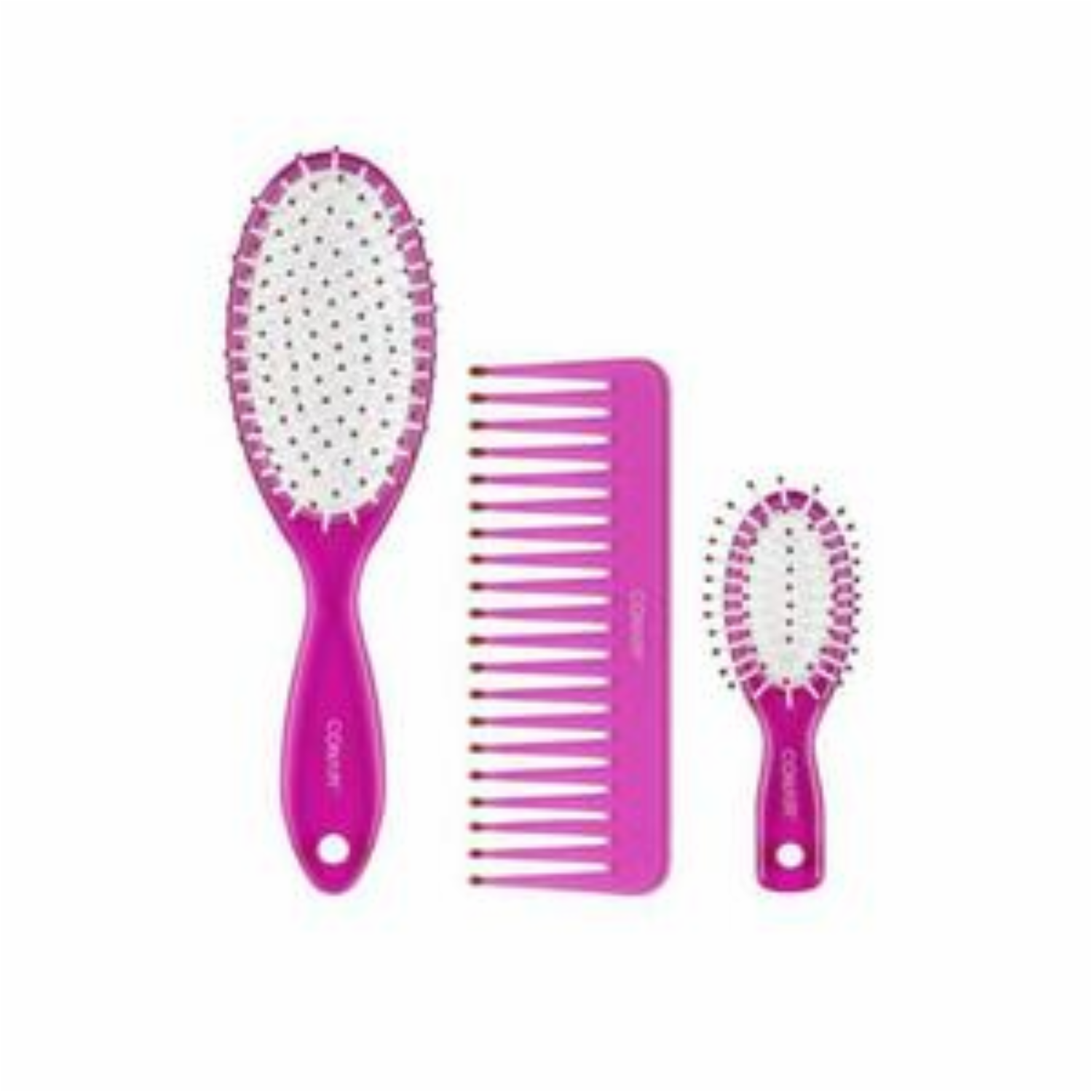 Set De Cepillos Translucido X 3 Piezas CONAIR Paquete