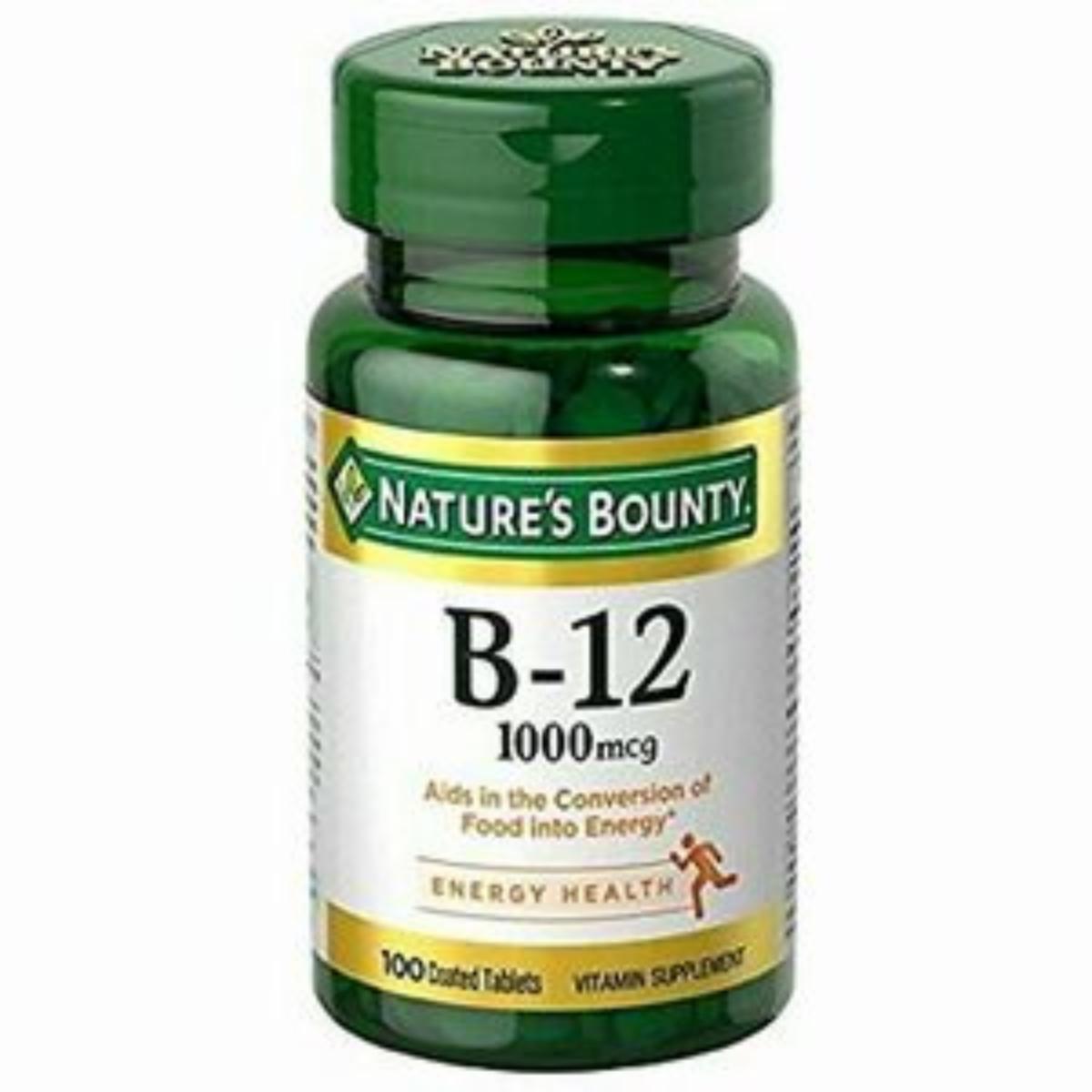Vitamina B12 NATURE’S BOUNTY X 100 Uds