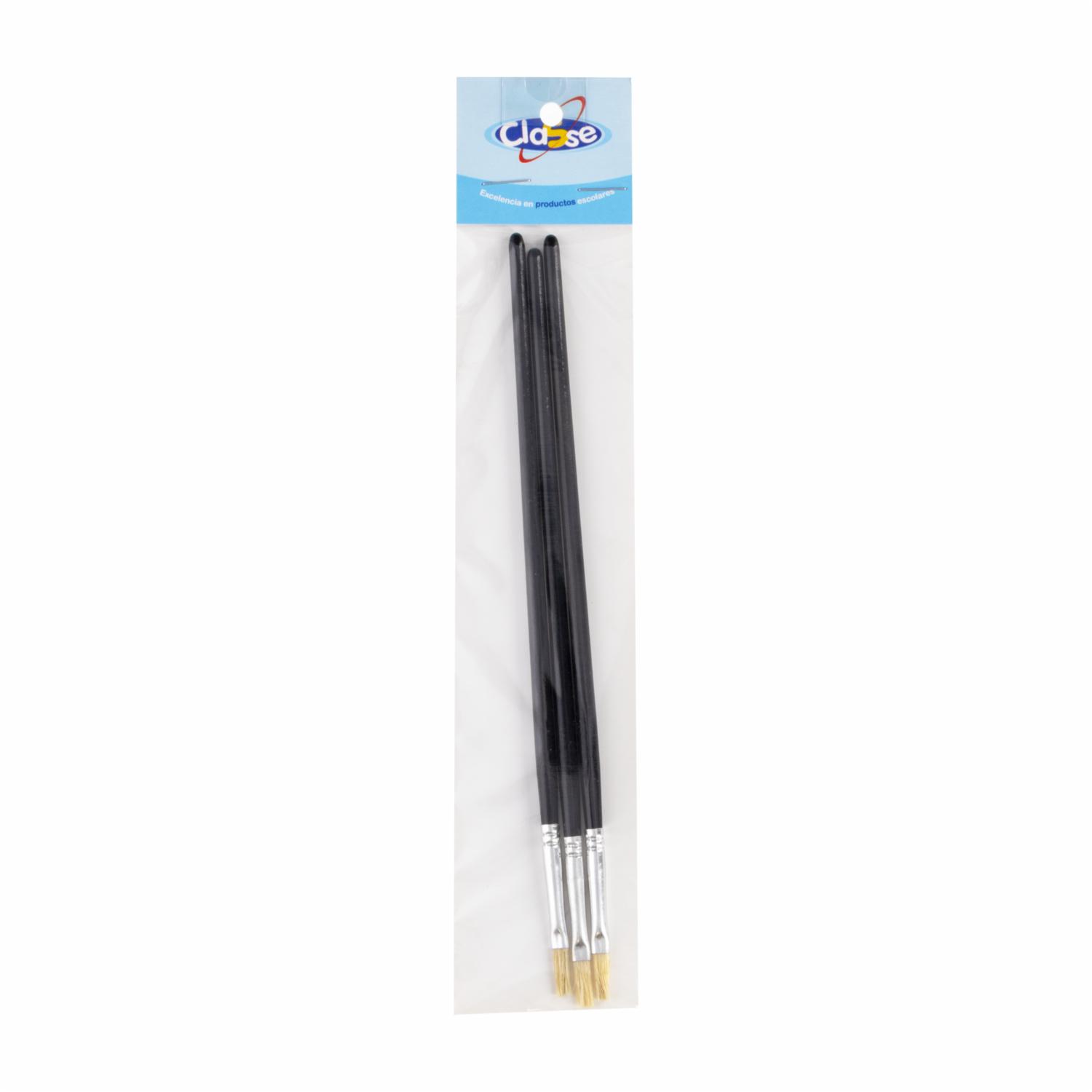 Pincel Plano N2 CLASSE X 3 Uds