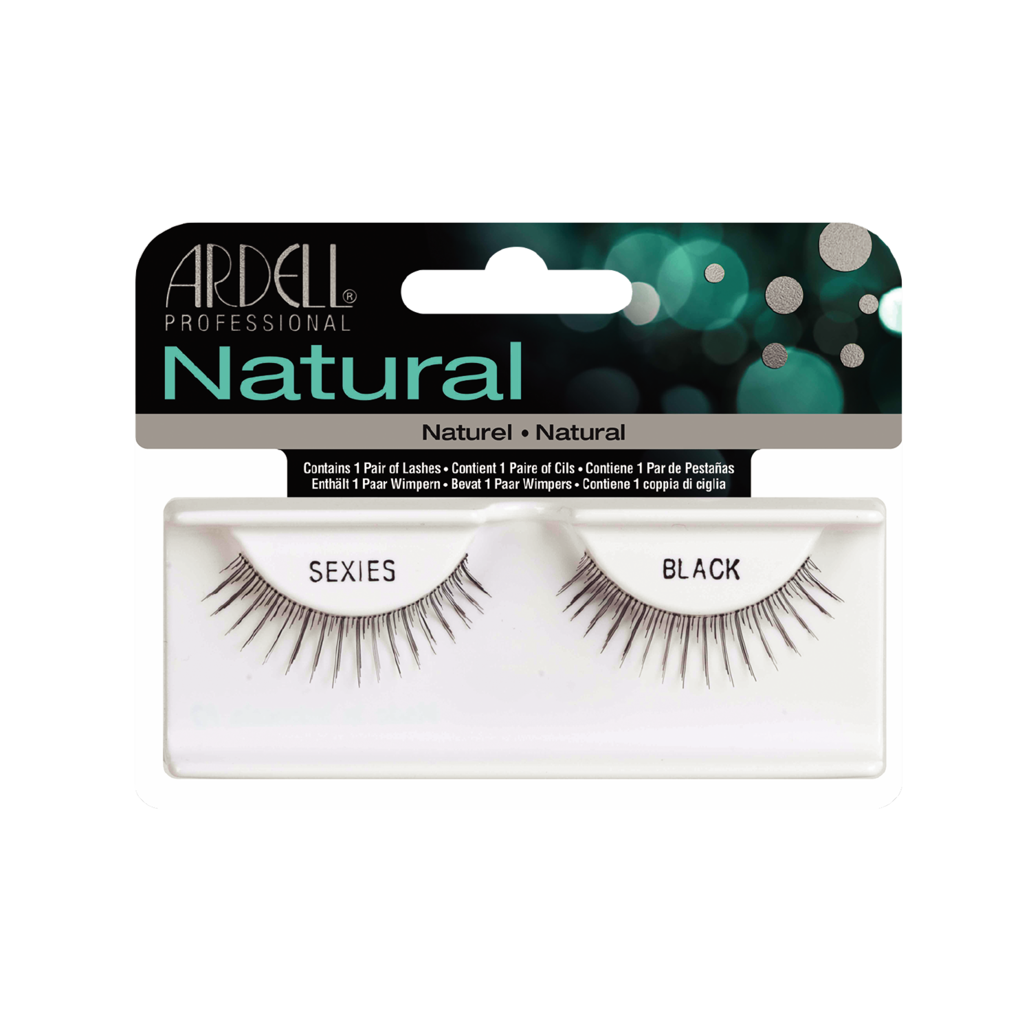 Pestañas Postizas Natural Negras ARDELL 1 Par