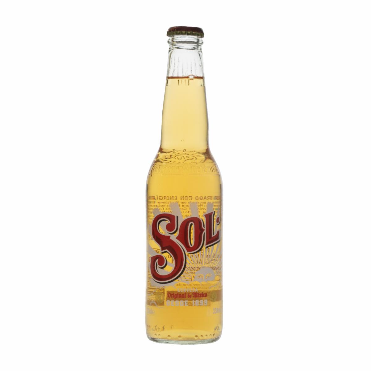 Cerveza Lager SOL 330ml
