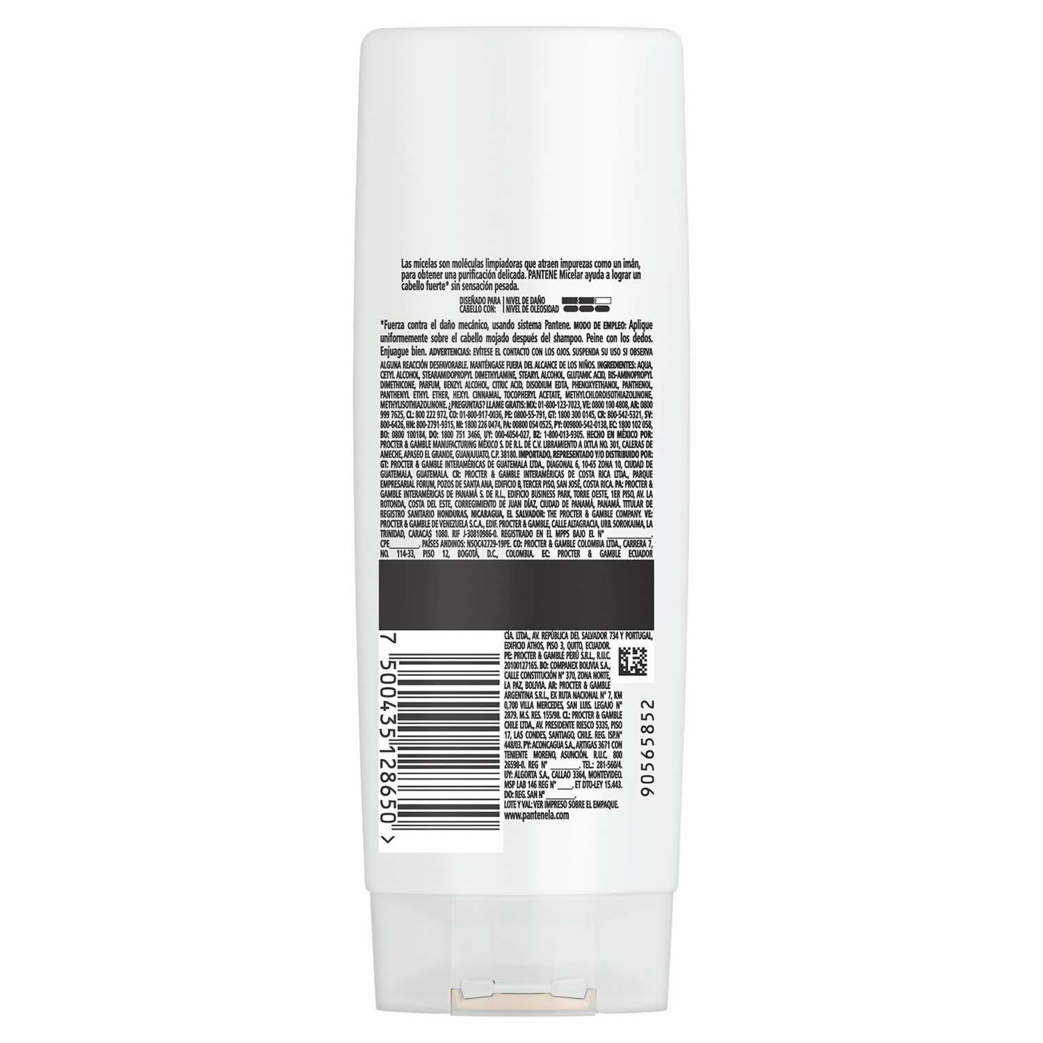 Acondicionador De Cabello Micellar PANTENE 400 Ml