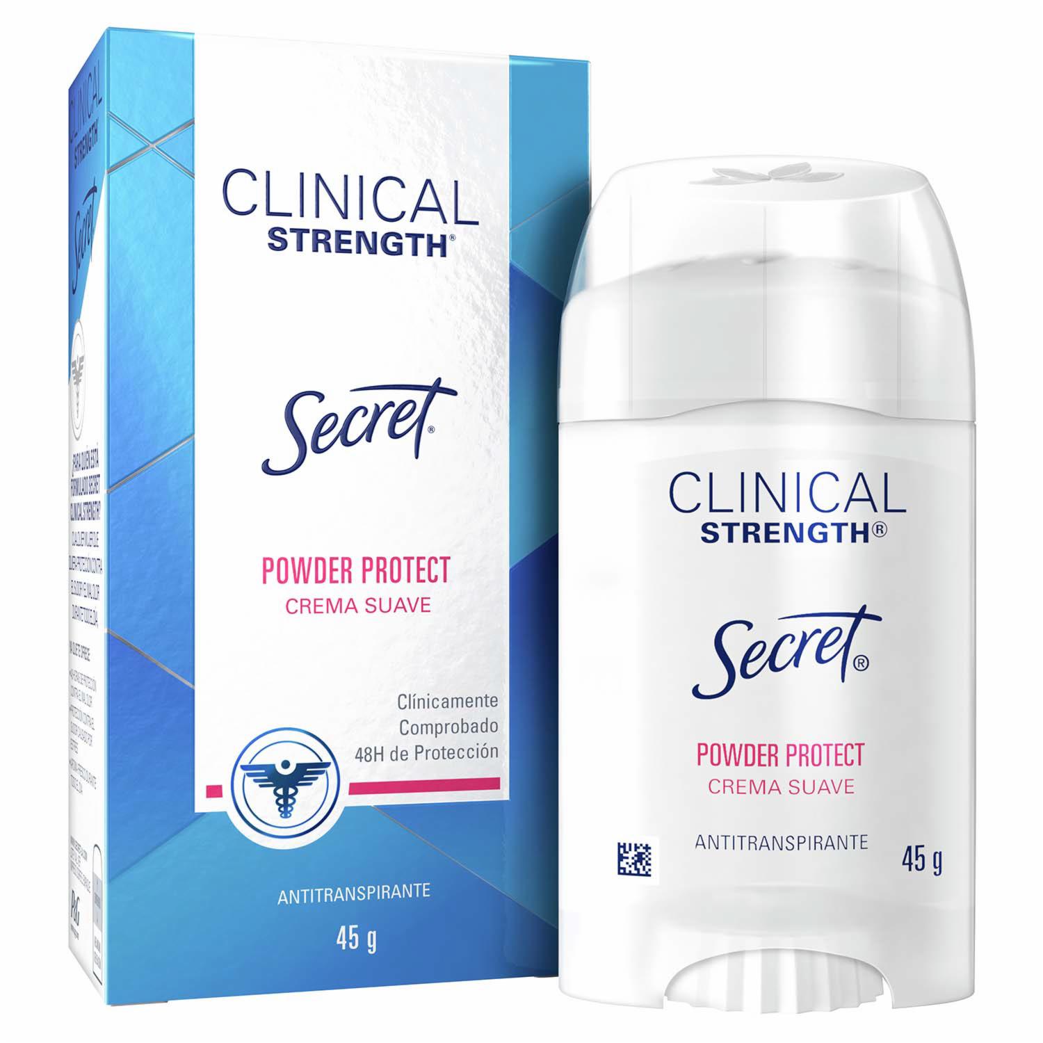 Desodorante En Crema Clinical Strength Powder Protect SECRET 45 G