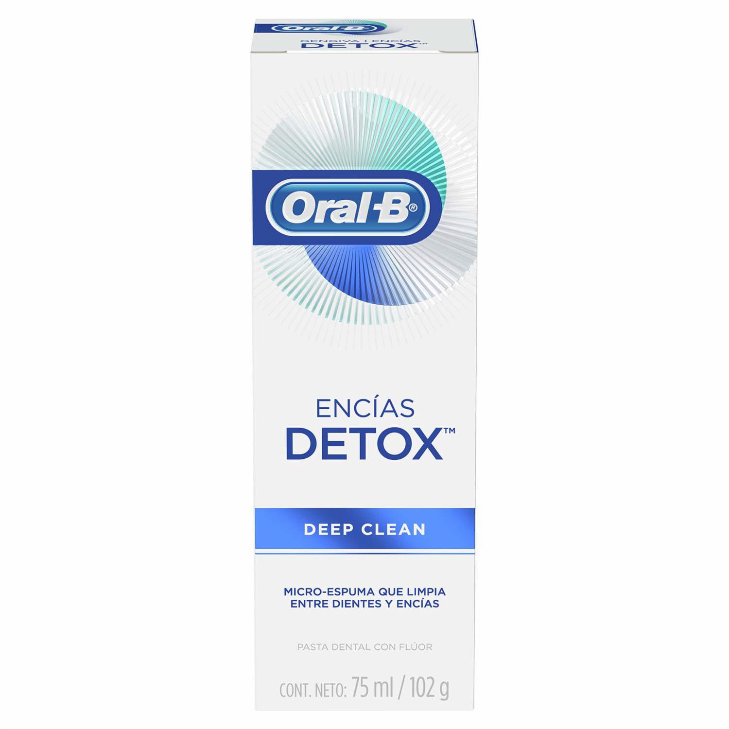 Pasta Dental Detox Deep Clean ORAL-B 75 Ml
