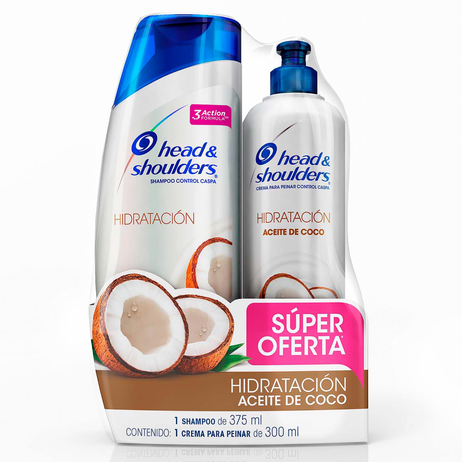 Shampoo Y Crema De Peinar Coco Hidratación HEAD & SHOULDERS 675 Ml