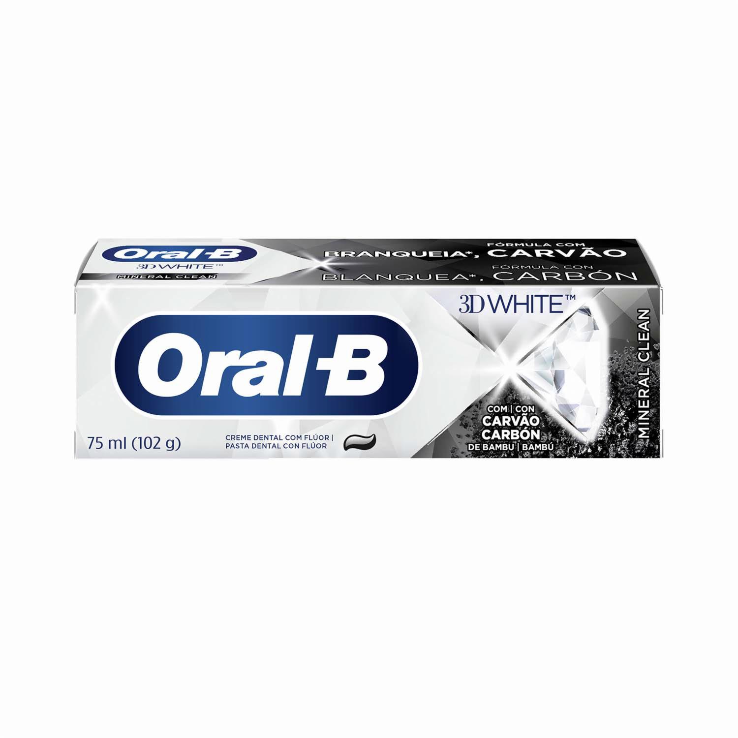 Pasta Dental 3D White Mineral Clean ORAL-B 75 Ml
