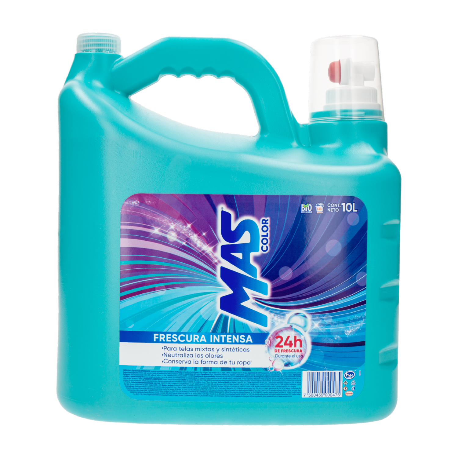 Detergente Líquido Intensa MAS COLOR 10000 Ml