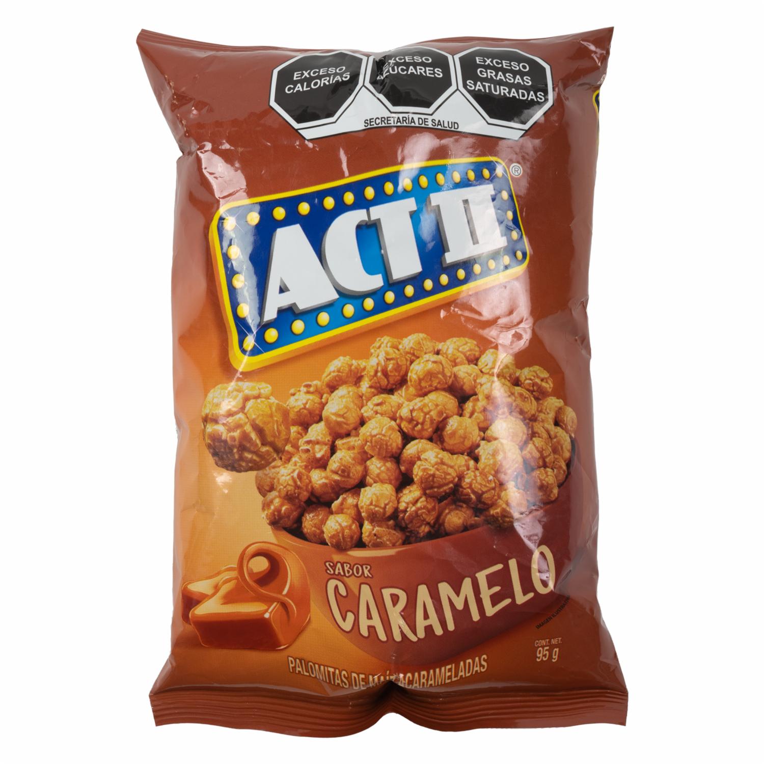 Canguil Para Microondas Sabor A Caramelo ACT II 95 g