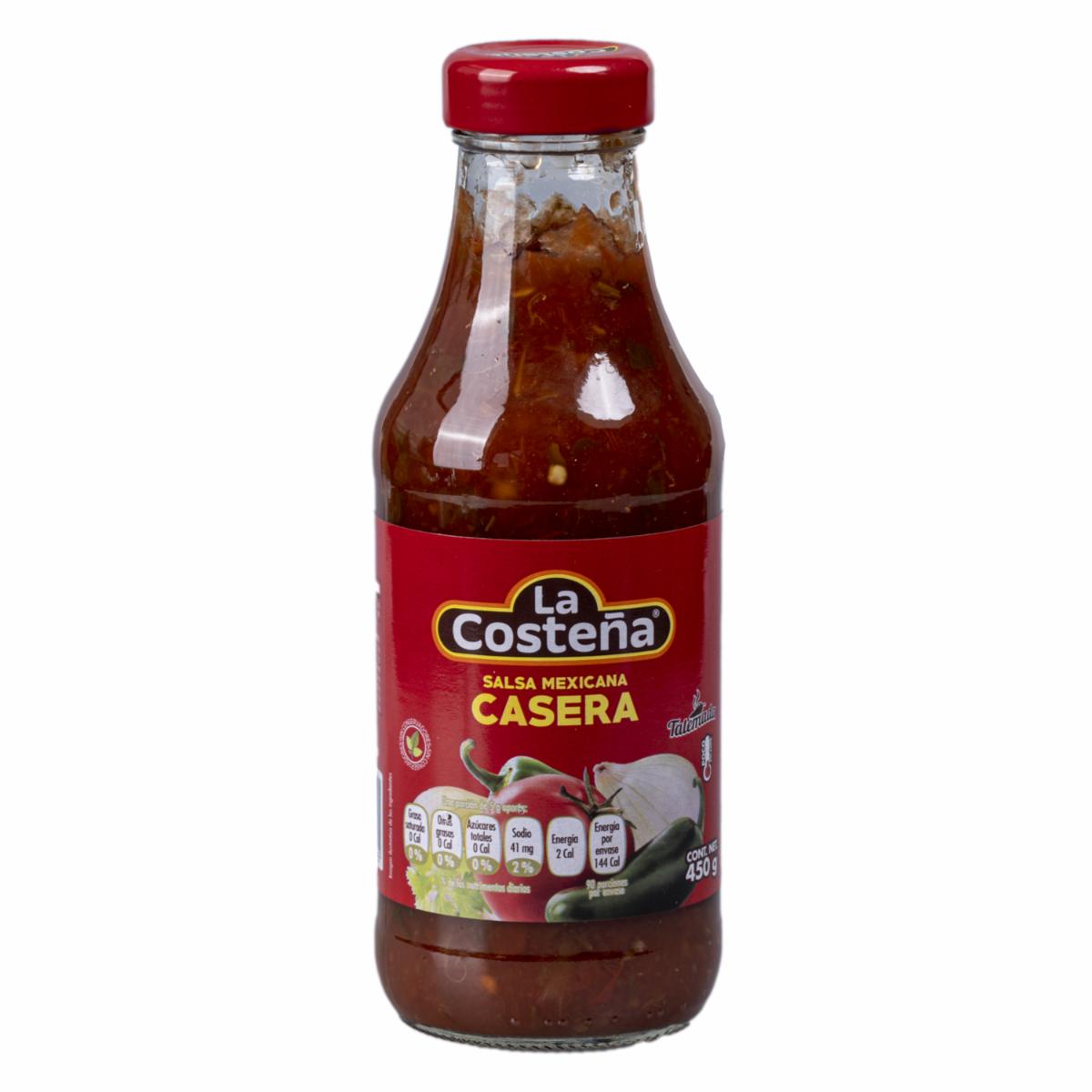Salsa Picante Mexicana Tatemada LA COSTEÑA 450 G