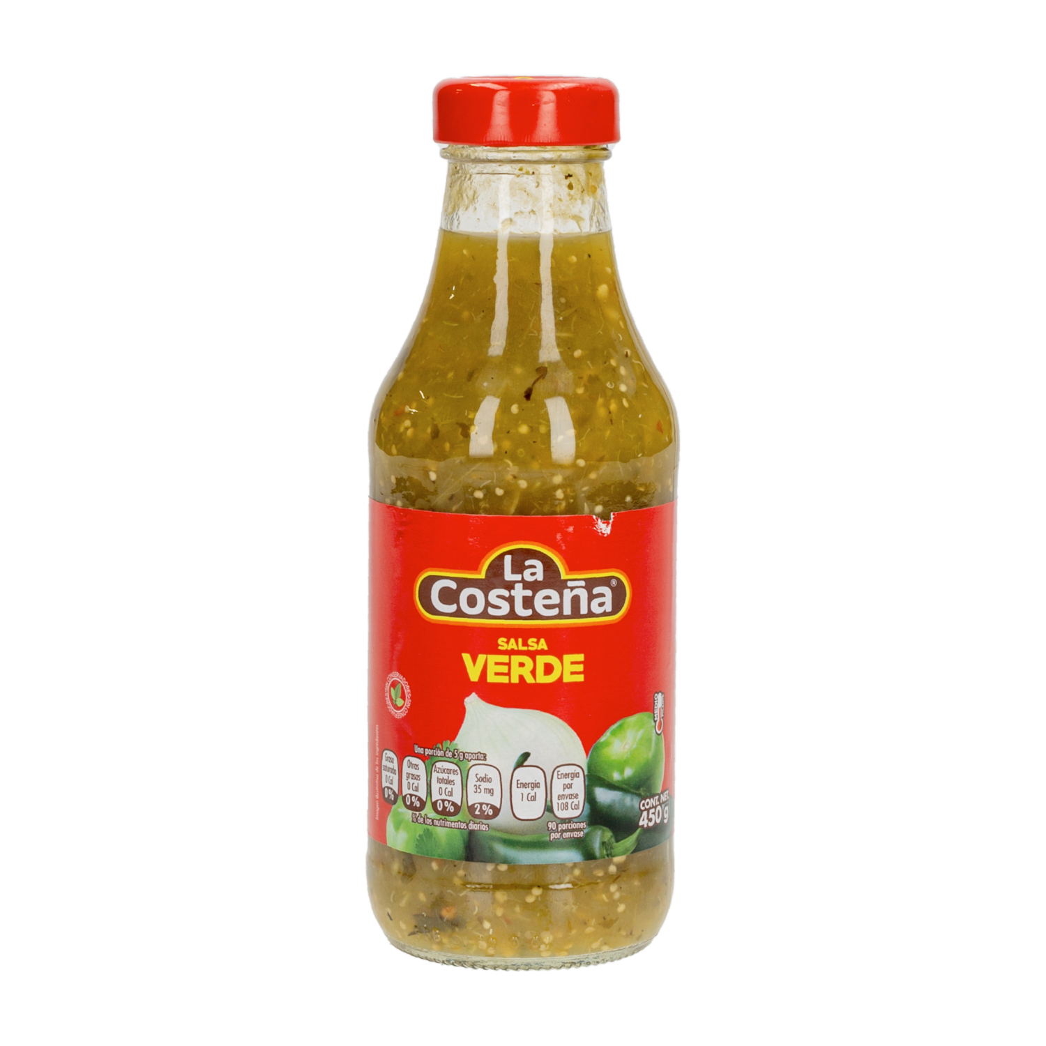 Salsa Picante Verde LA COSTEÑA 450  G