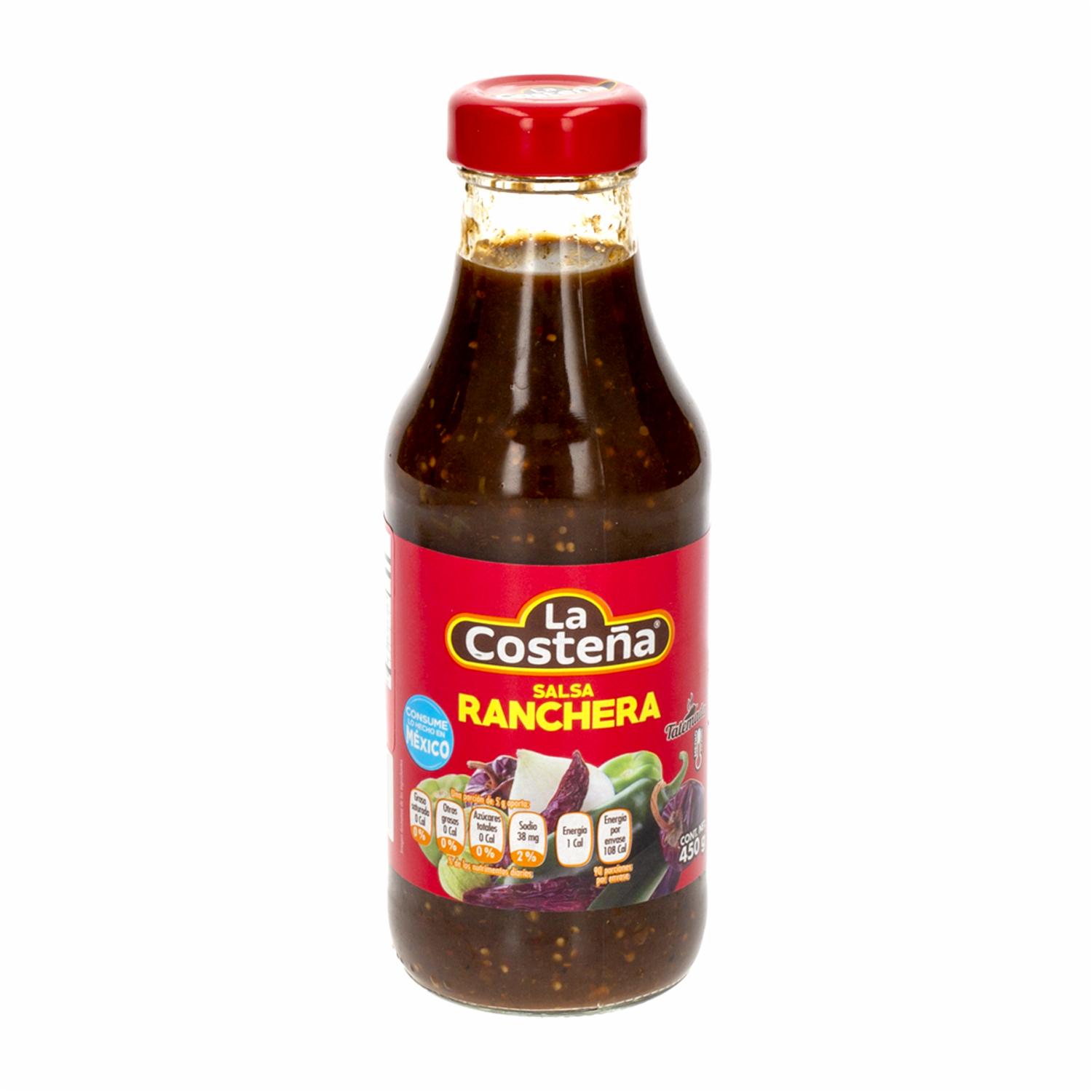 Salsa Picante Ranchera Tatemada LA COSTEÑA 450  G