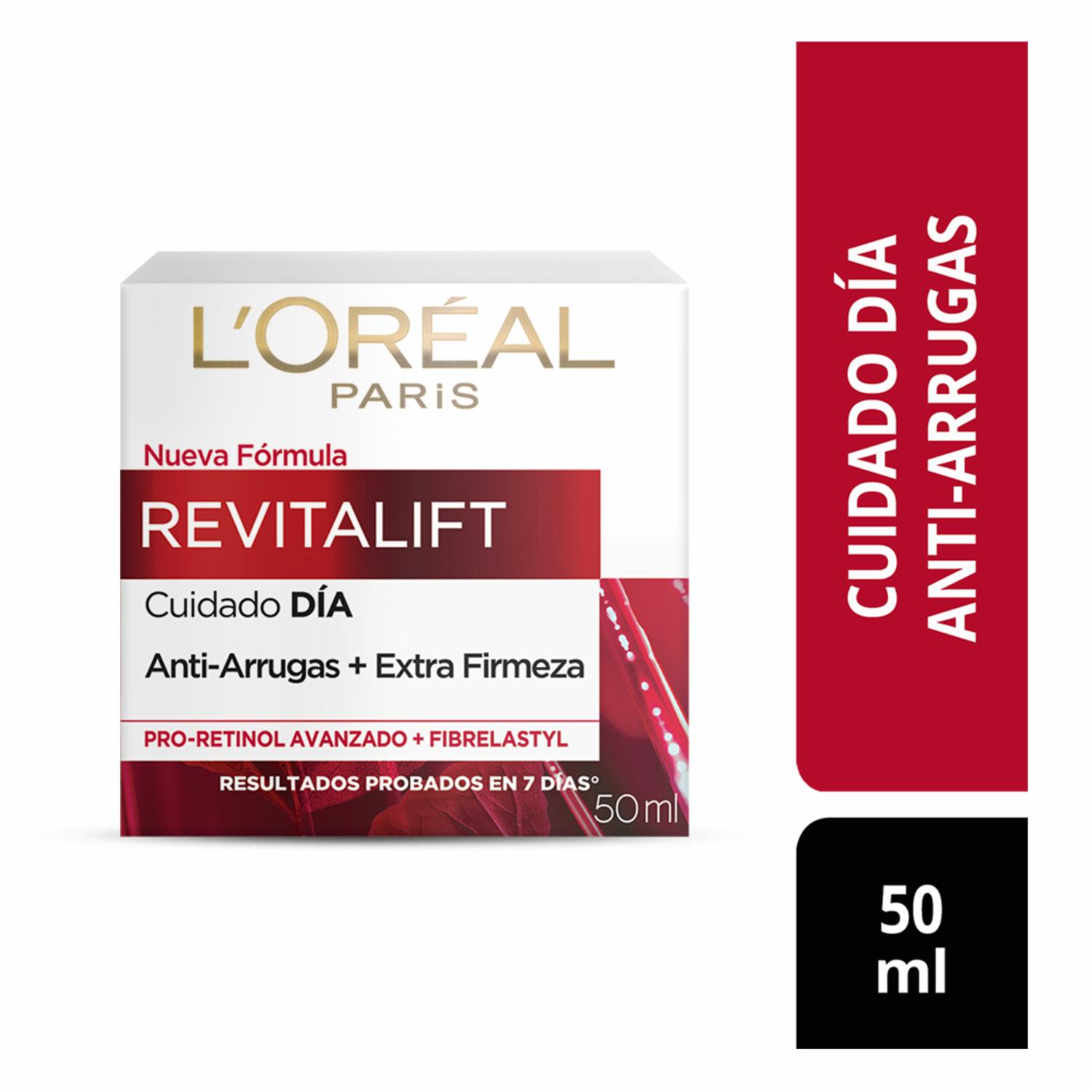 Crema Facial De Día Anti Arrugas + Extra Firmeza Revitalift L’ORÉAL 50 Ml
