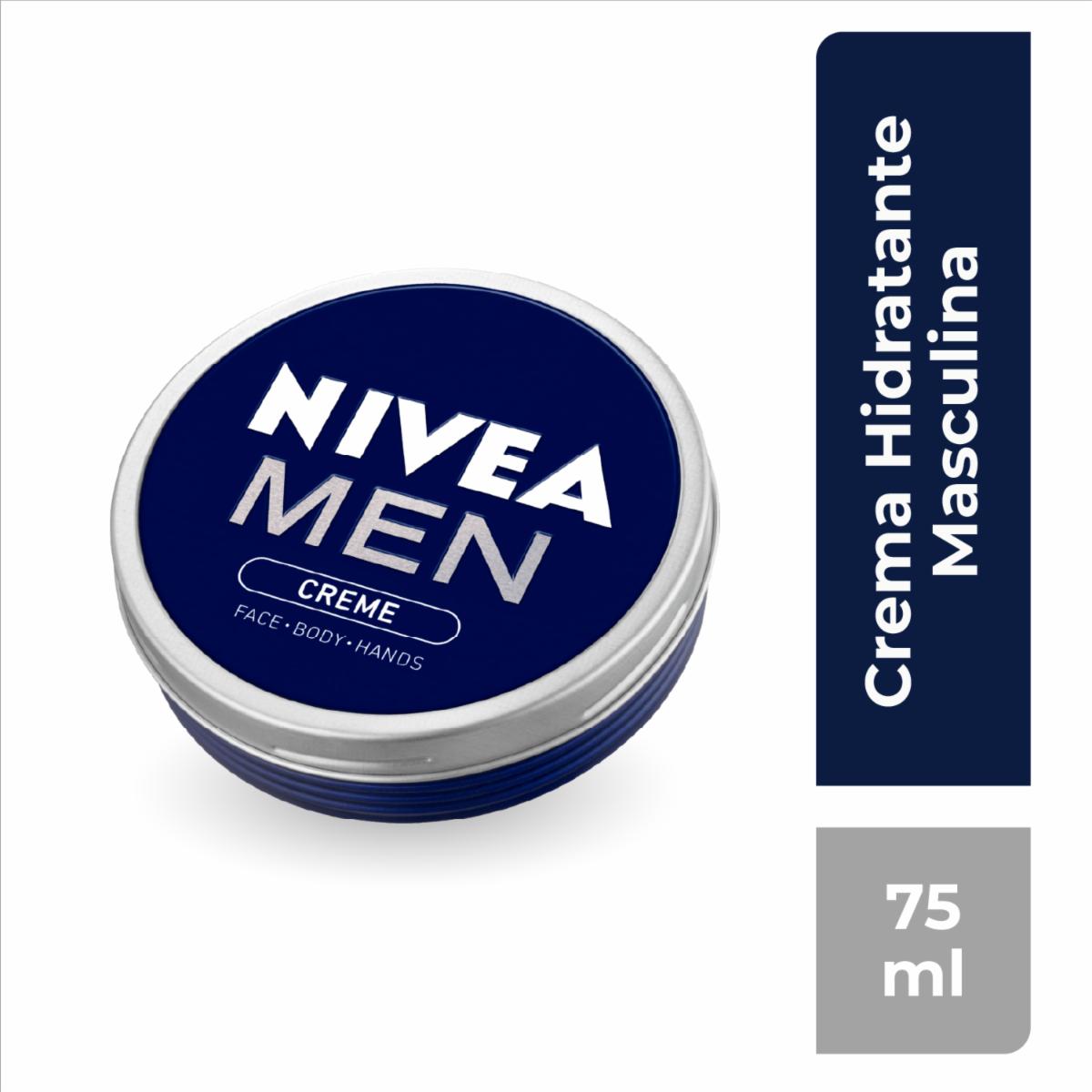Crema Facial Para Cara Cuerpo Y Manos NIVEA MEN 75 Ml