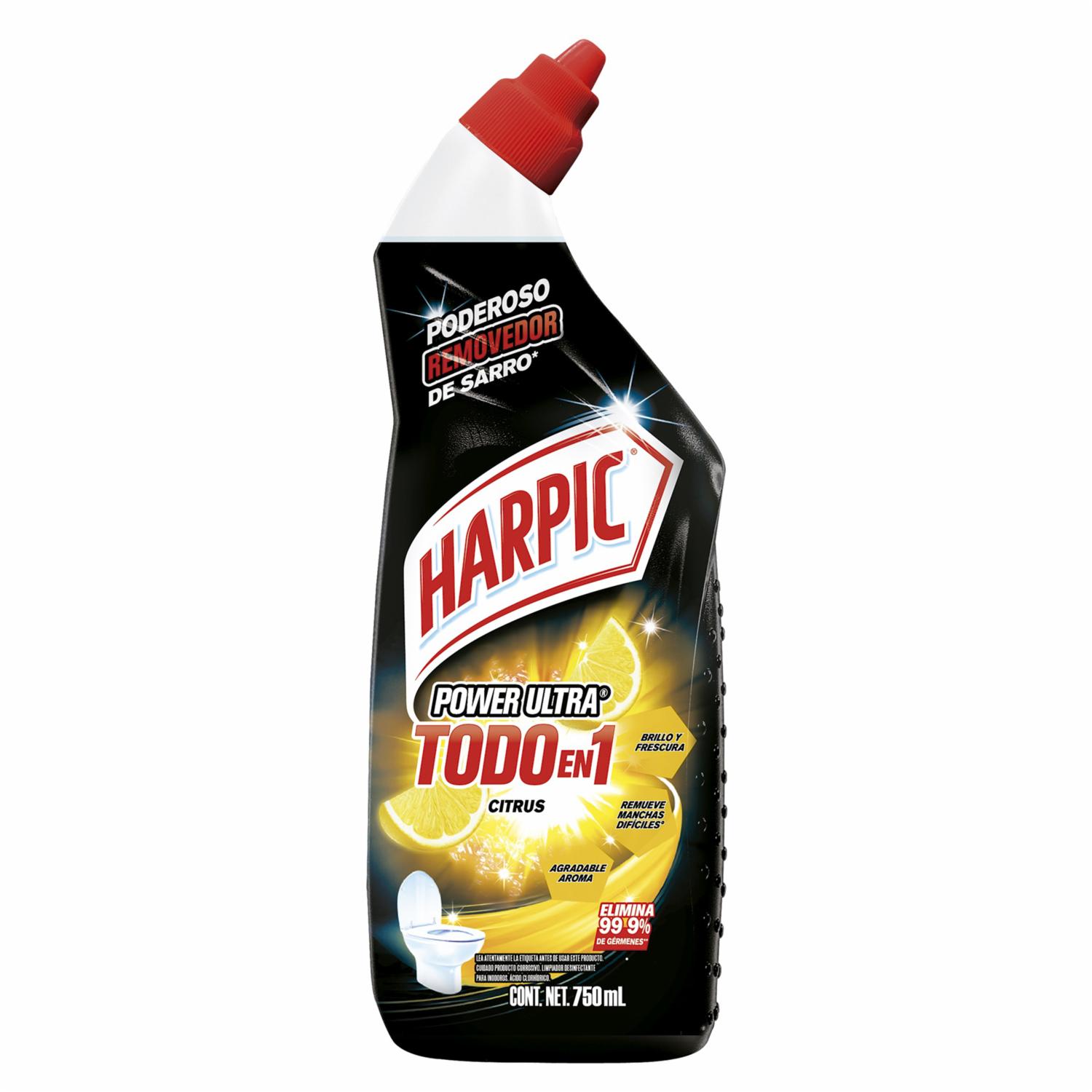 Limpiador Max Power Citrus HARPIC 750 Ml