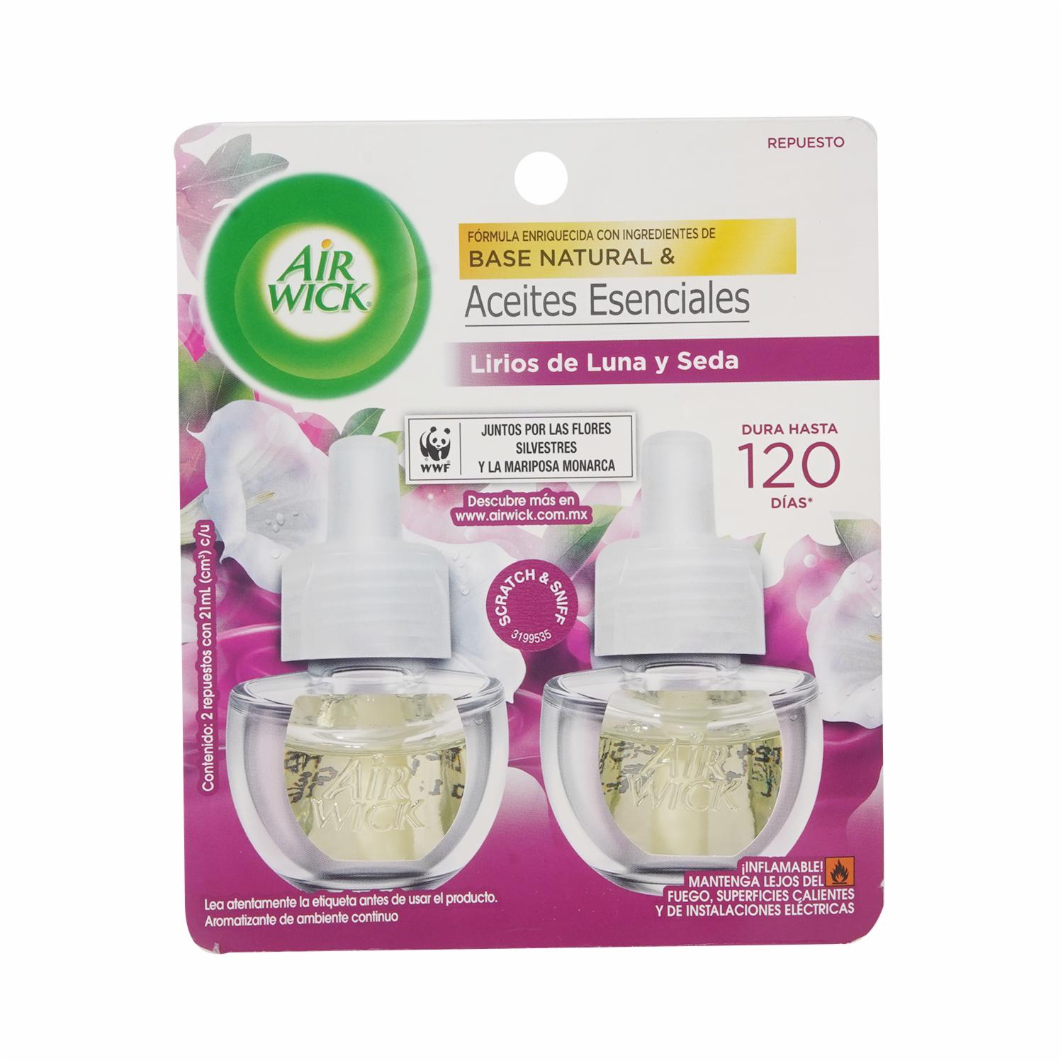 Ambiental Eléctrico Lirio Luna Seda AIRWICK 42 Ml