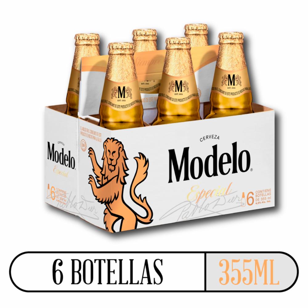 Cerveza Modelo Especial Modelo 6 X 355 Ml