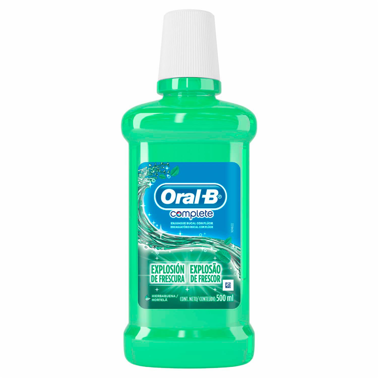 Enjuague  Bucal Sabor A Hierbabuena ORAL-B 500 Ml