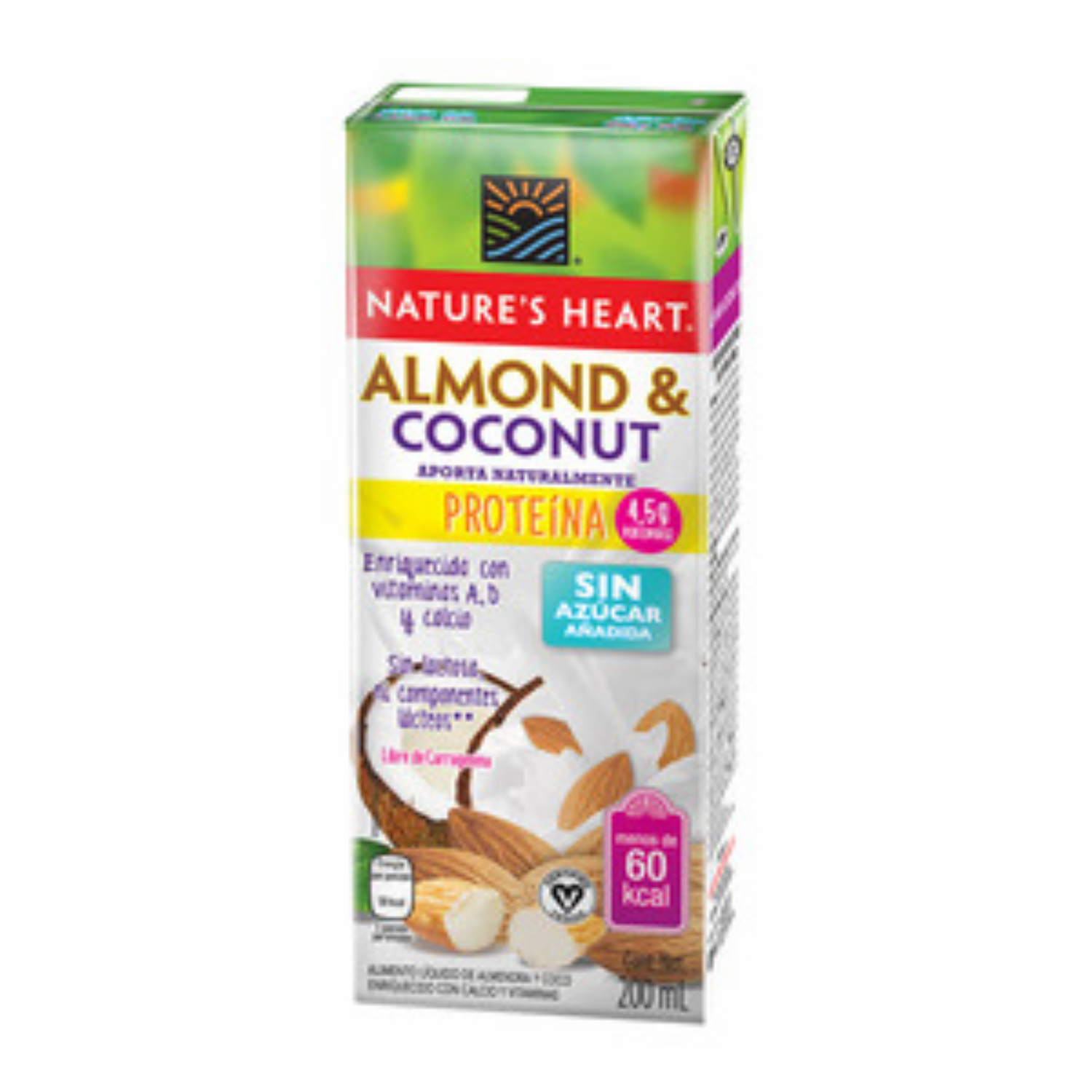 Bebida De Almendras Y Coco NATURE’S HEART 200 Ml