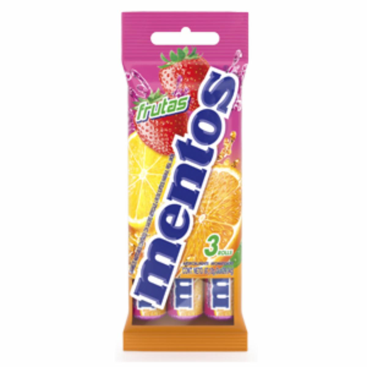 Caramelo De Frutas MENTOS 87 Gr