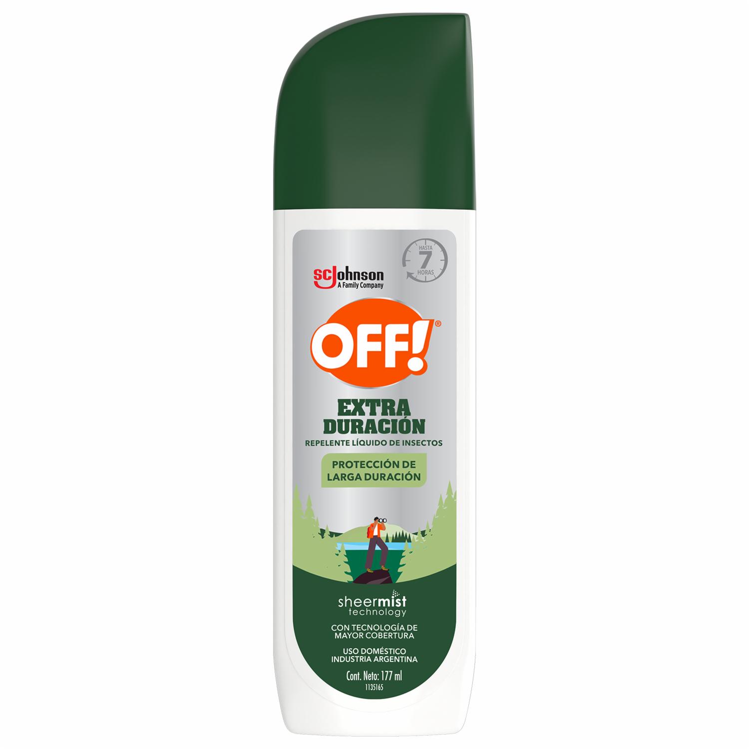 Repelente Spray Extra Duración OFF! 177 Ml