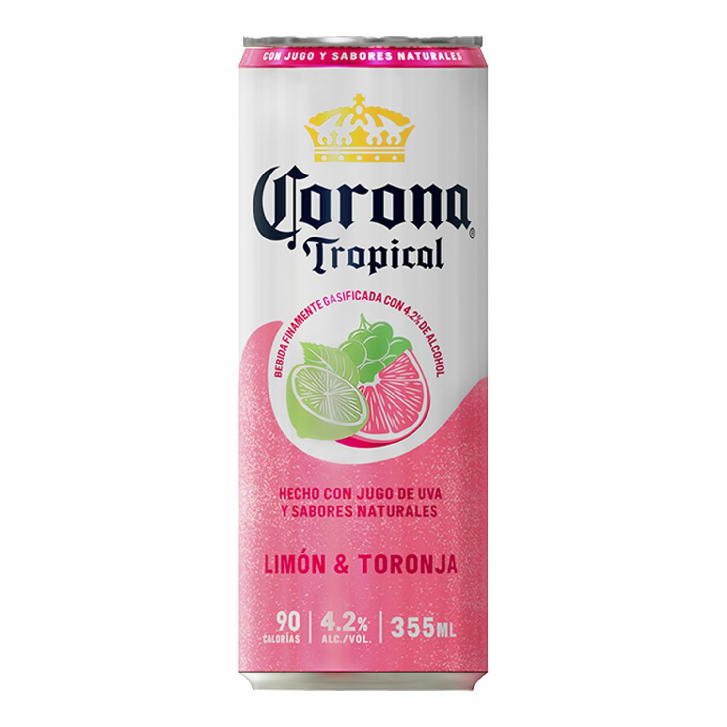 Cerveza Tropical Limón Toronja CORONA 355 Ml