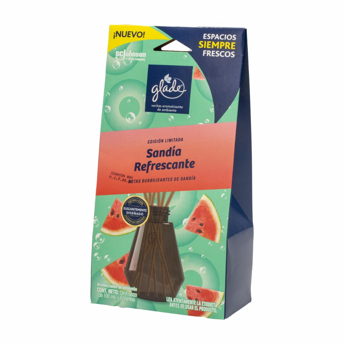 Varitas Aromatizante Sandía Refrescante GLADE 100 Ml