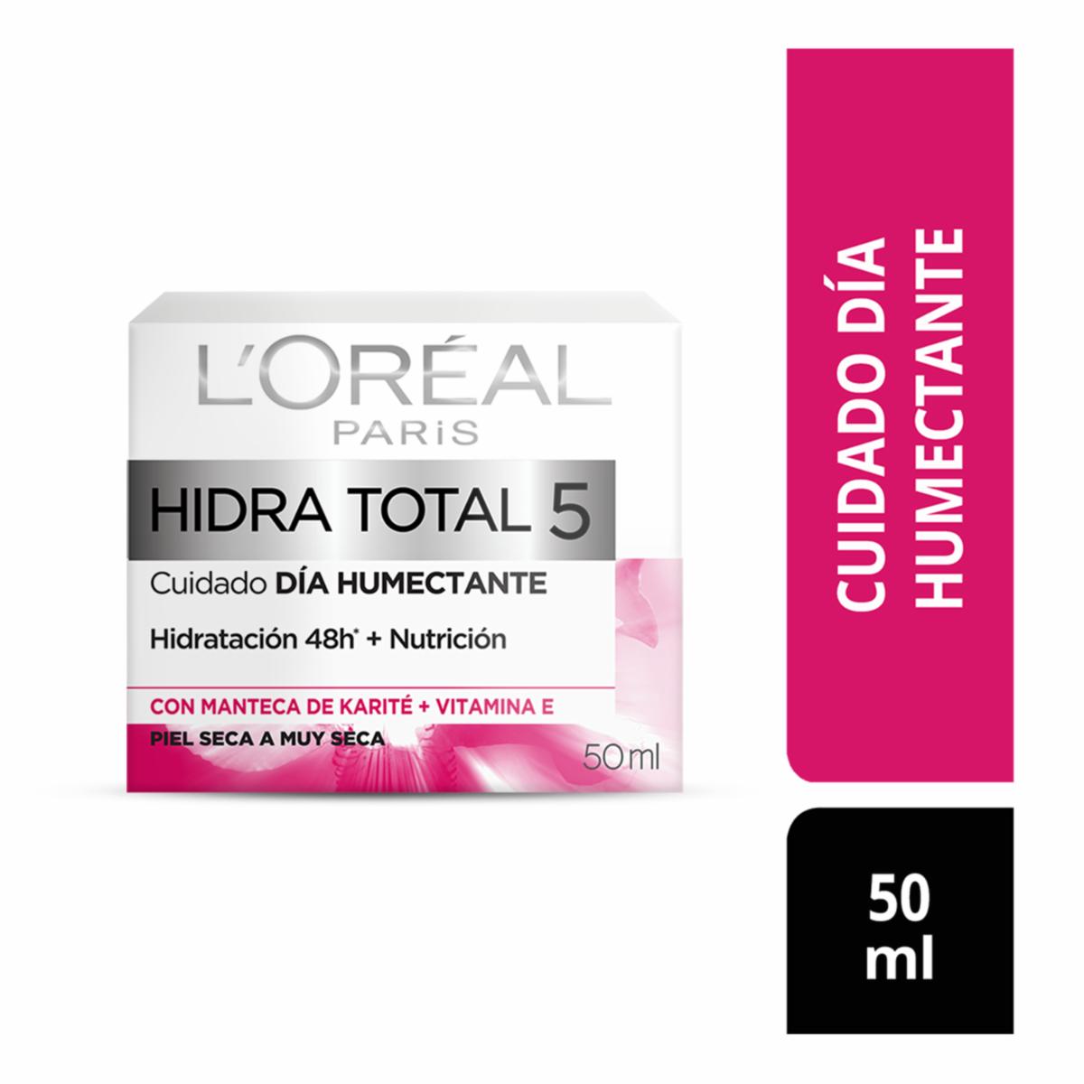 Crema Facial Humectante + Nutrición Para Piel Seca L’ORÉAL 50 Ml