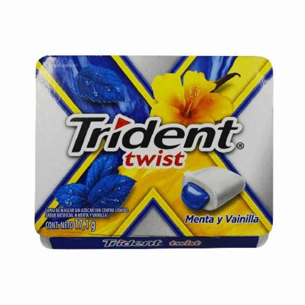 Chicles Twist De Menta Y Vainilla TRIDENT 17.10 G