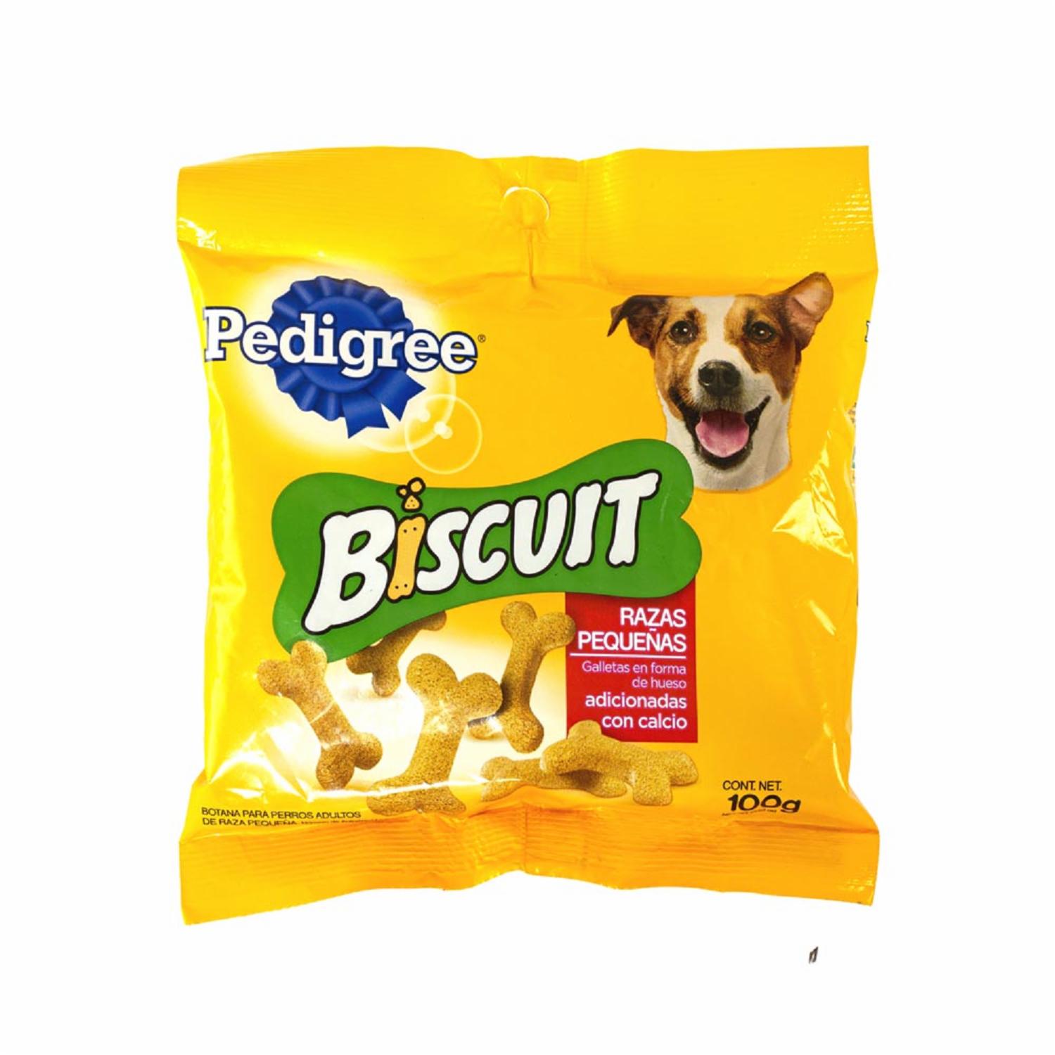 Alimento Para Perros Adulto Razas Pequeñas Biscuit PEDIGREE 100 G