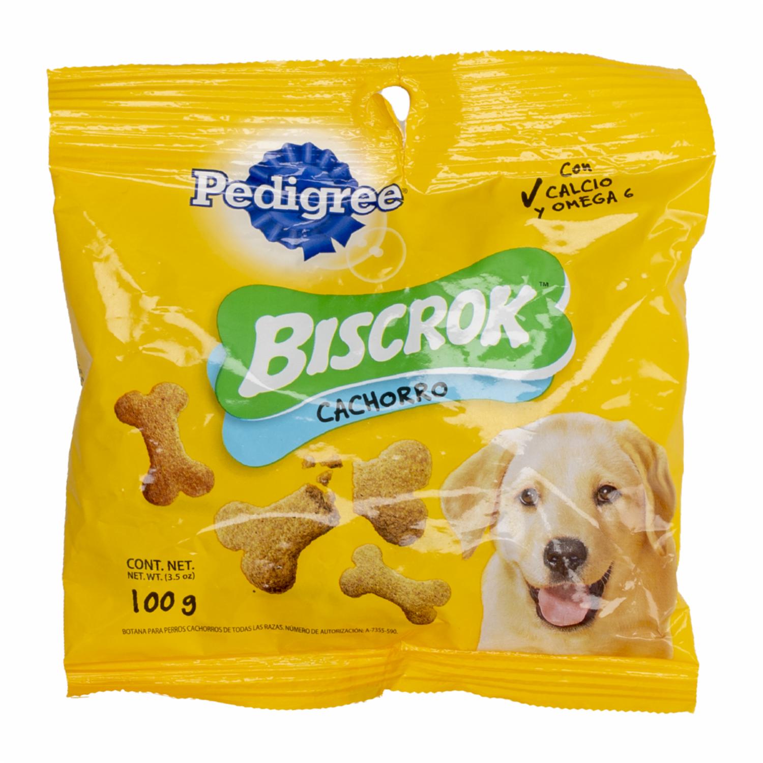 Alimento Para Perros Cachorros Biscrok PEDIGREE 100 G