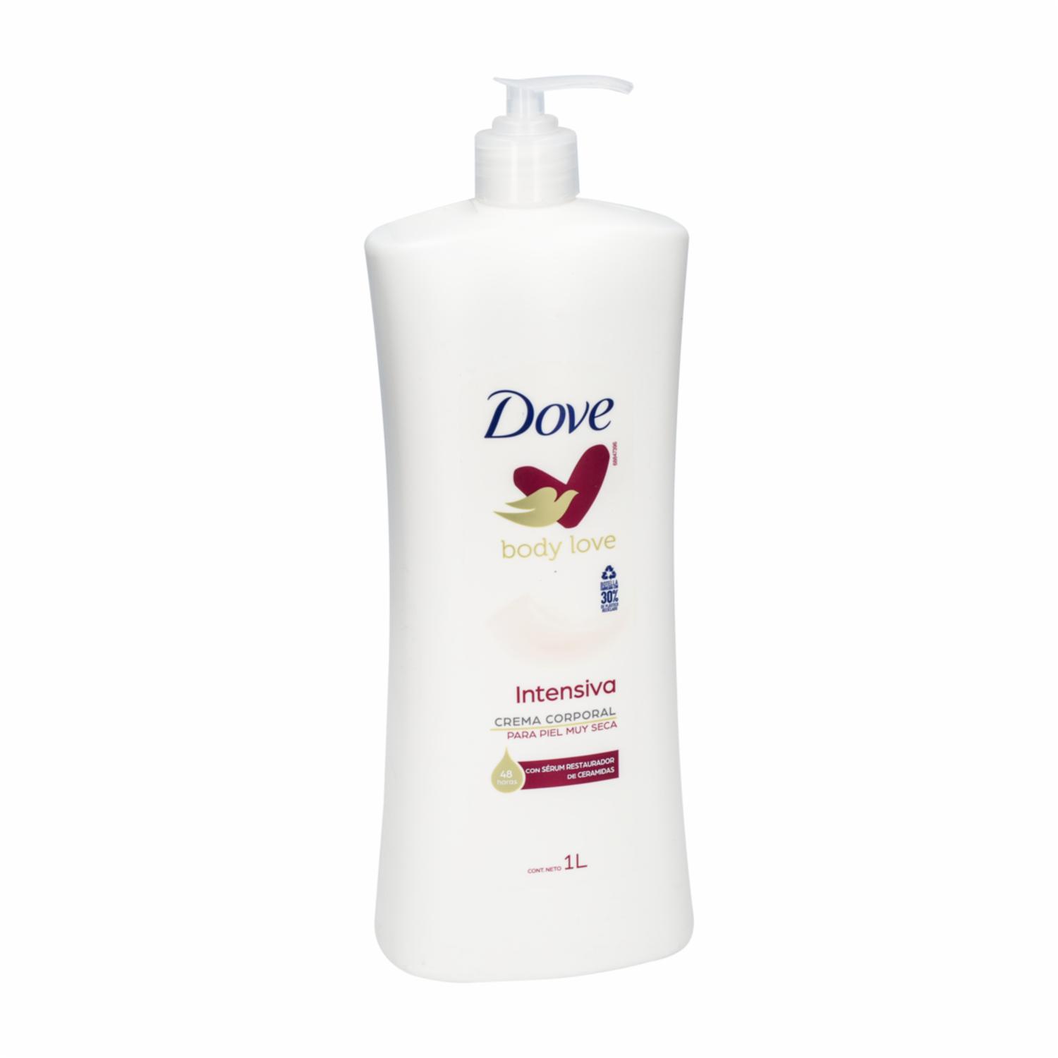 Crema Corporal Nutrición Intensiva Para Piel Muy Seca DOVE 1 Litro