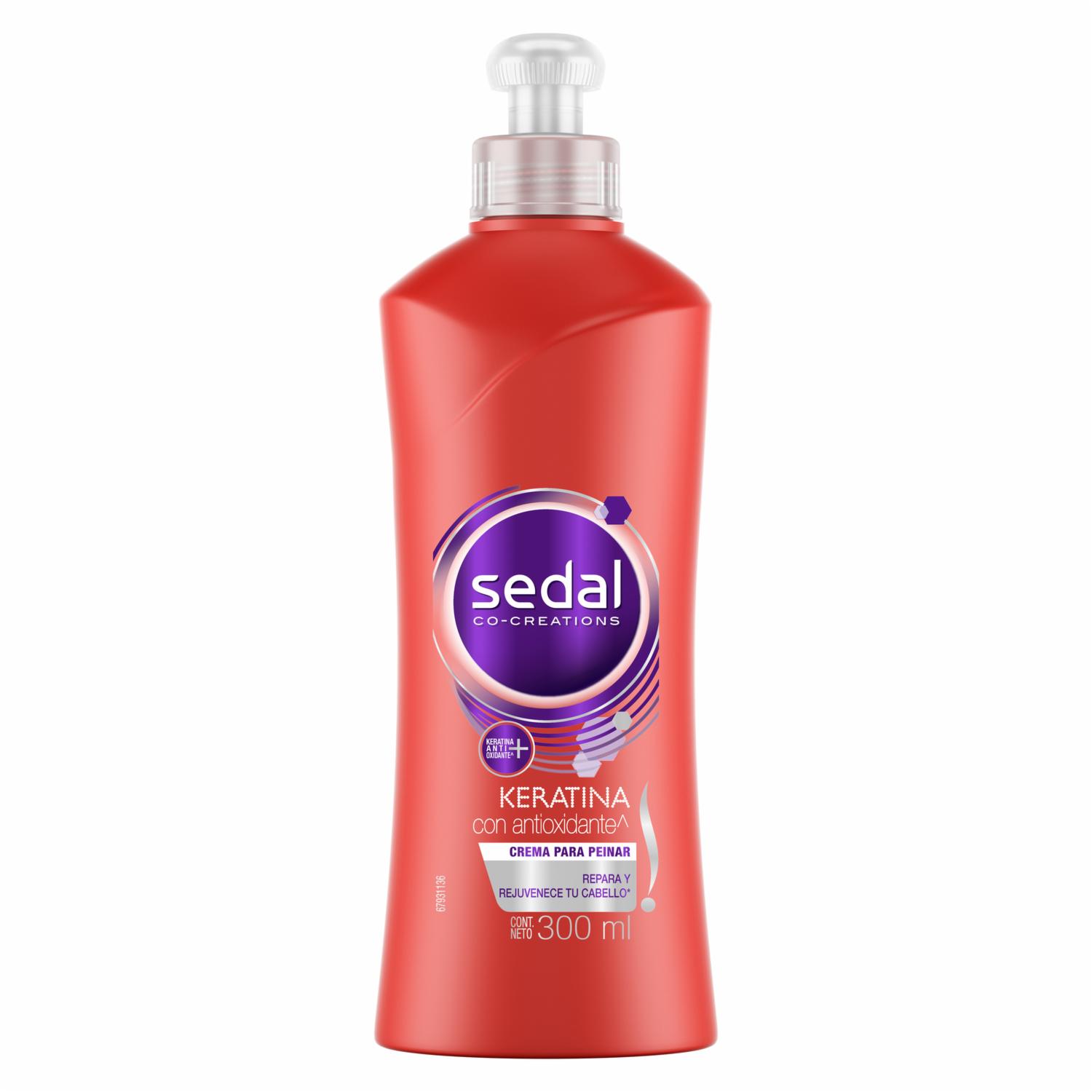 Crema Para Peinar Keratina Con Antioxidante SEDAL 300 Ml