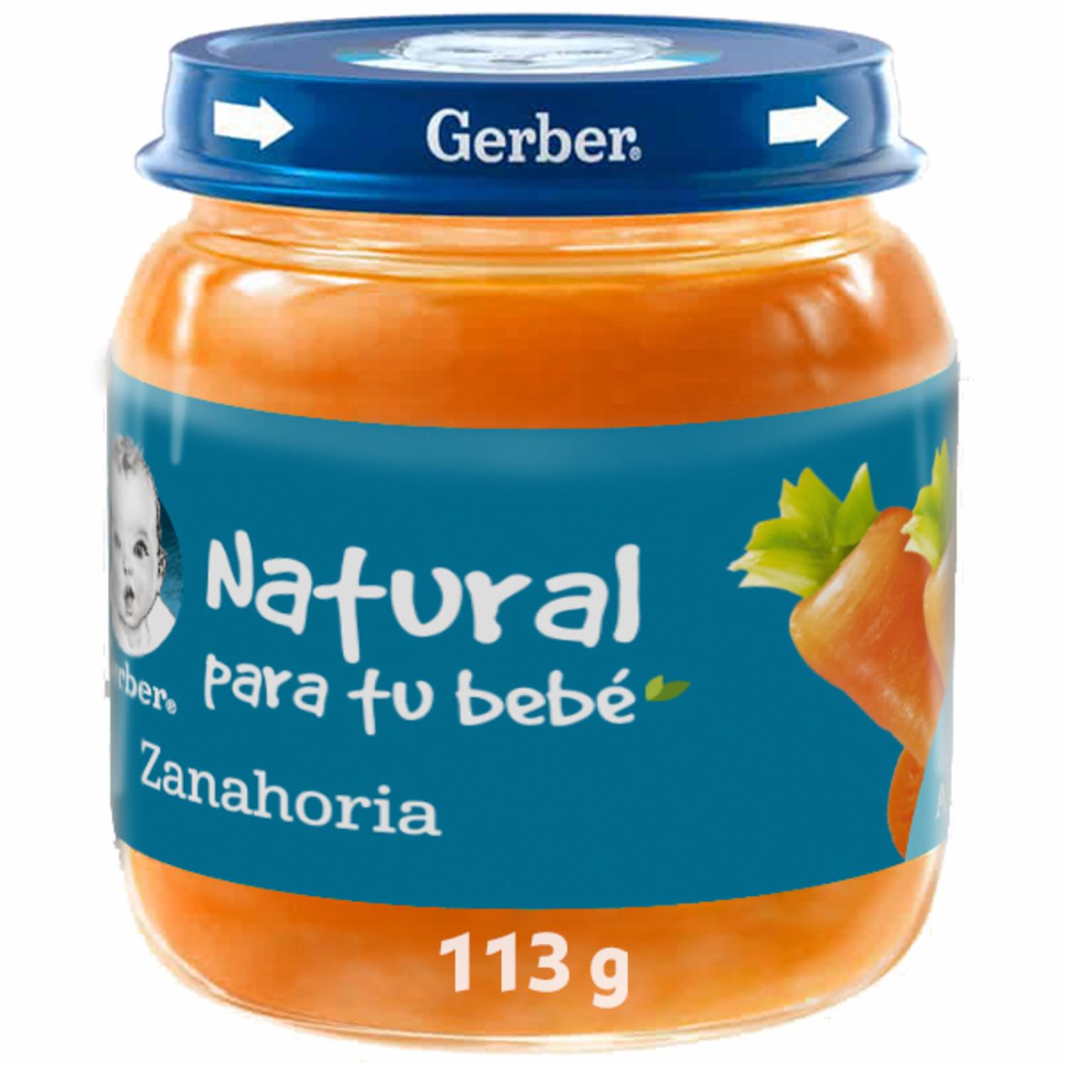 Compota De Zanahoria En Frasco GERBER 113 G