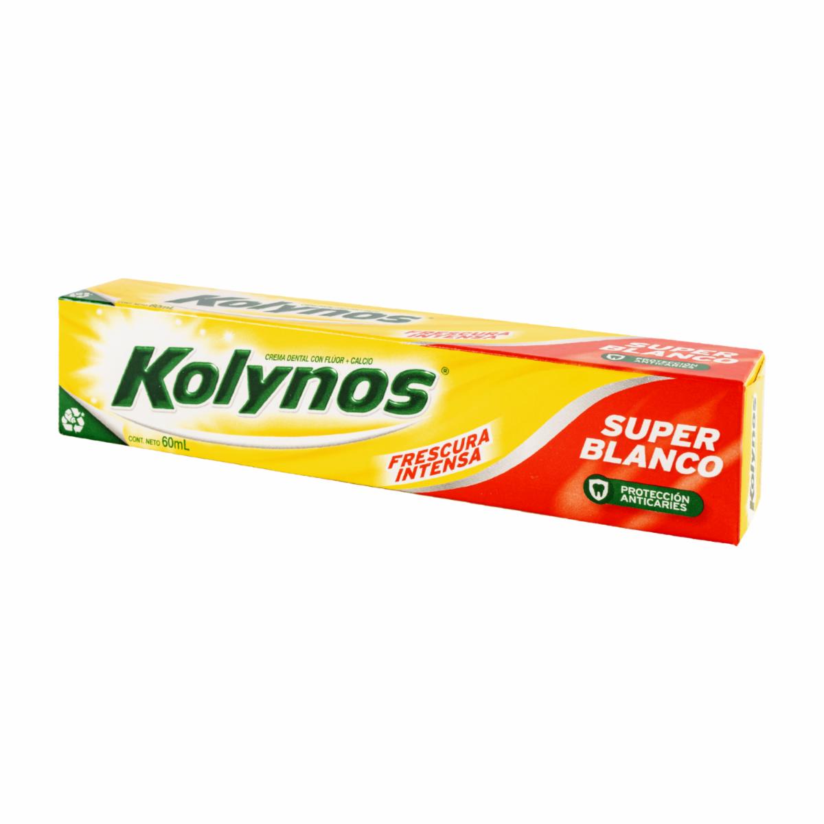 Pasta Dental Súper White KOLYNOS 60 Ml
