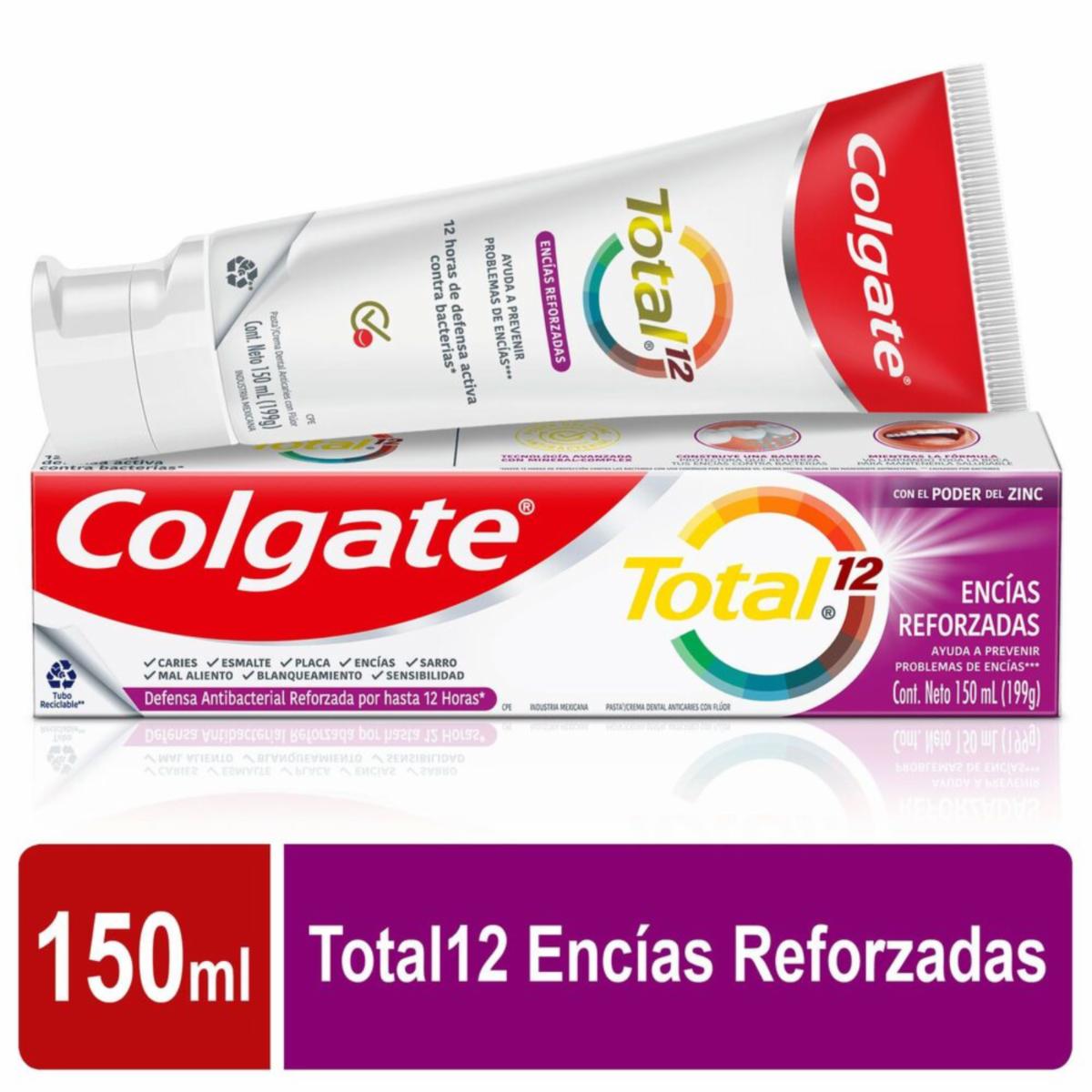 Pasta Dental Total 12 Encías Saludables COLGATE 150 Ml