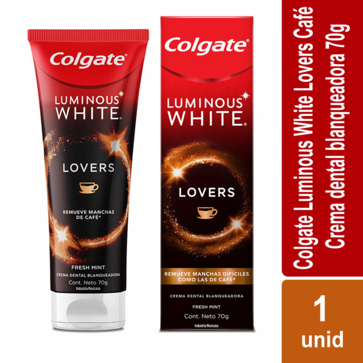Pasta Dental Luminous White Lovers Coffee COLGATE 70 G